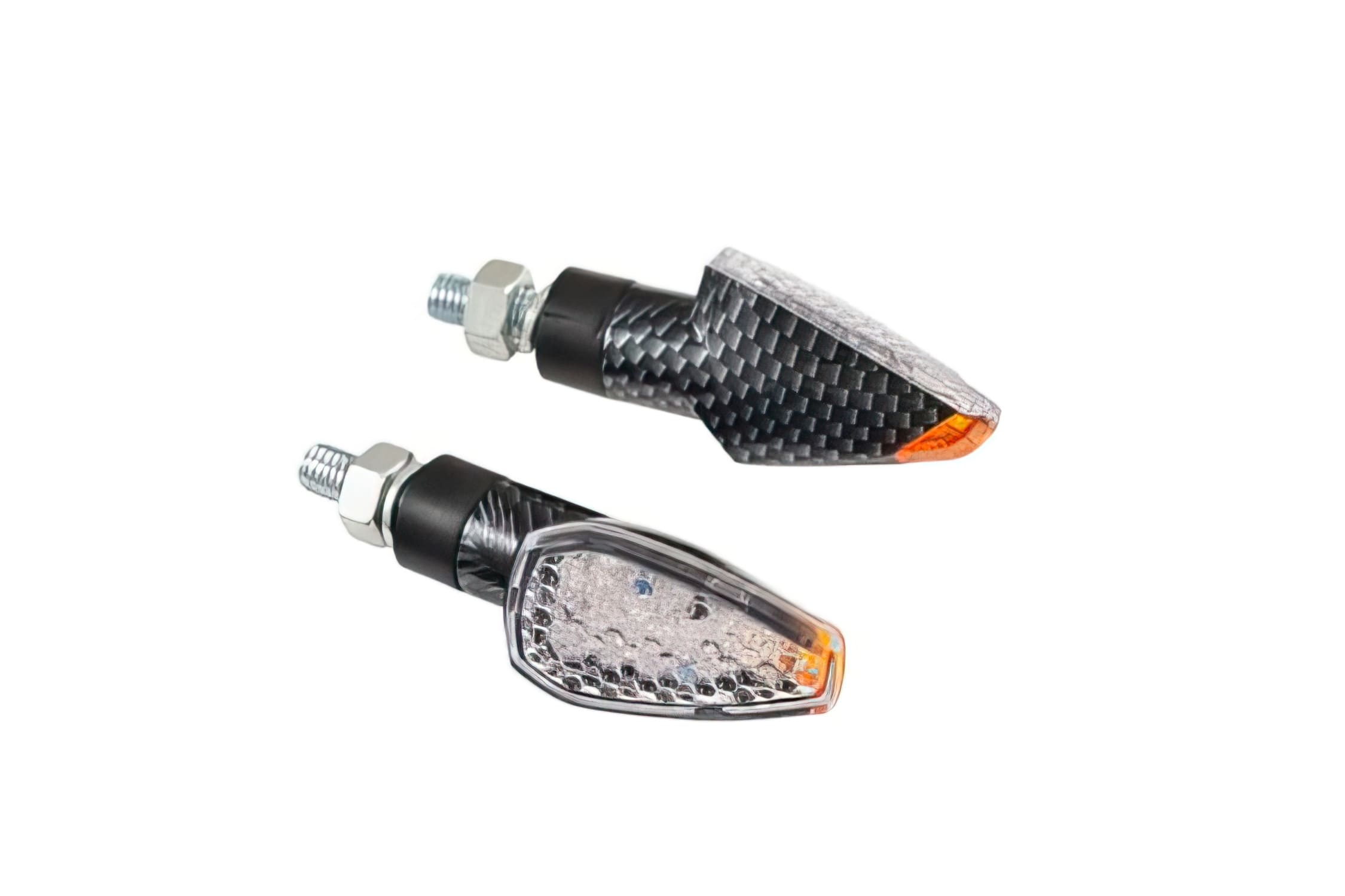 CGN487549 Frecce LED - carbonio / trasparente omologato CE, COD: CGN487549