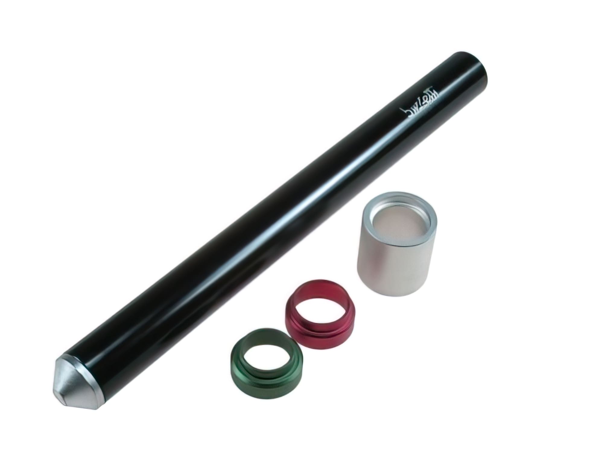 WB-5054 Attrezzo Piantaggio Cuscinetti Conici sul Piantone, incl. 3 Riduzioni per Cuscinetti, 25/26/28/29/30mm (1"/1-1/8"/1-3/8"), COD: WB-5054