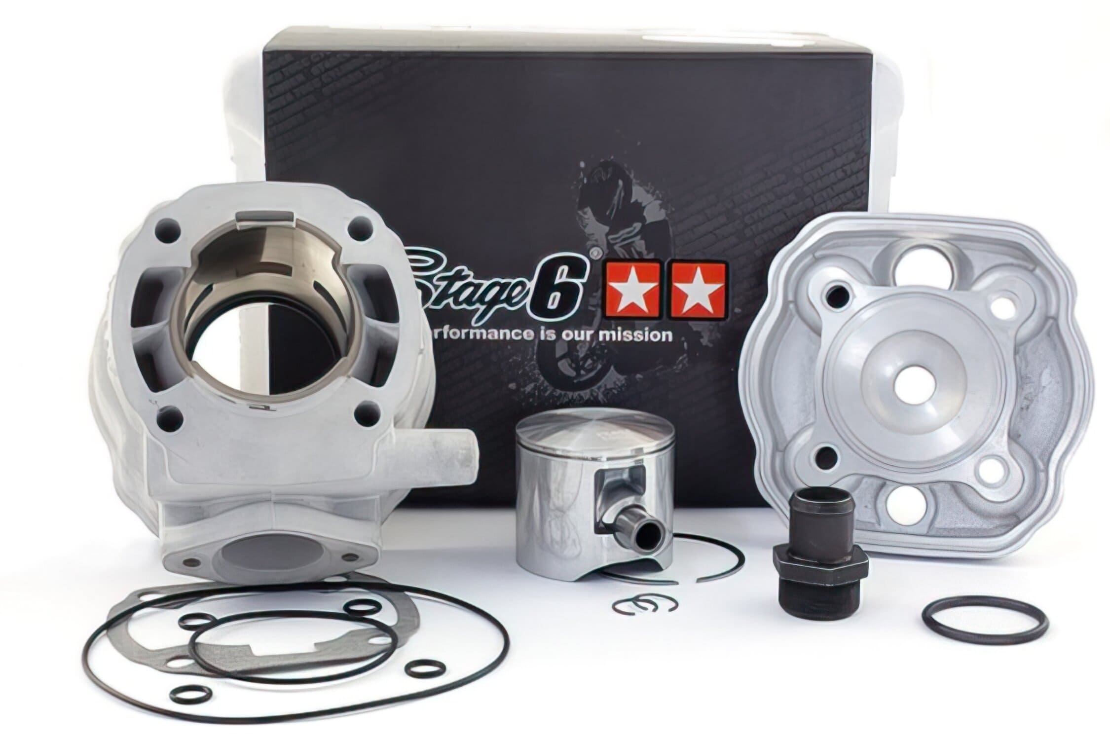 s6-7019220 gruppo termico stage6 bigracing 88cc, corsa 45mm, derbi euro 2