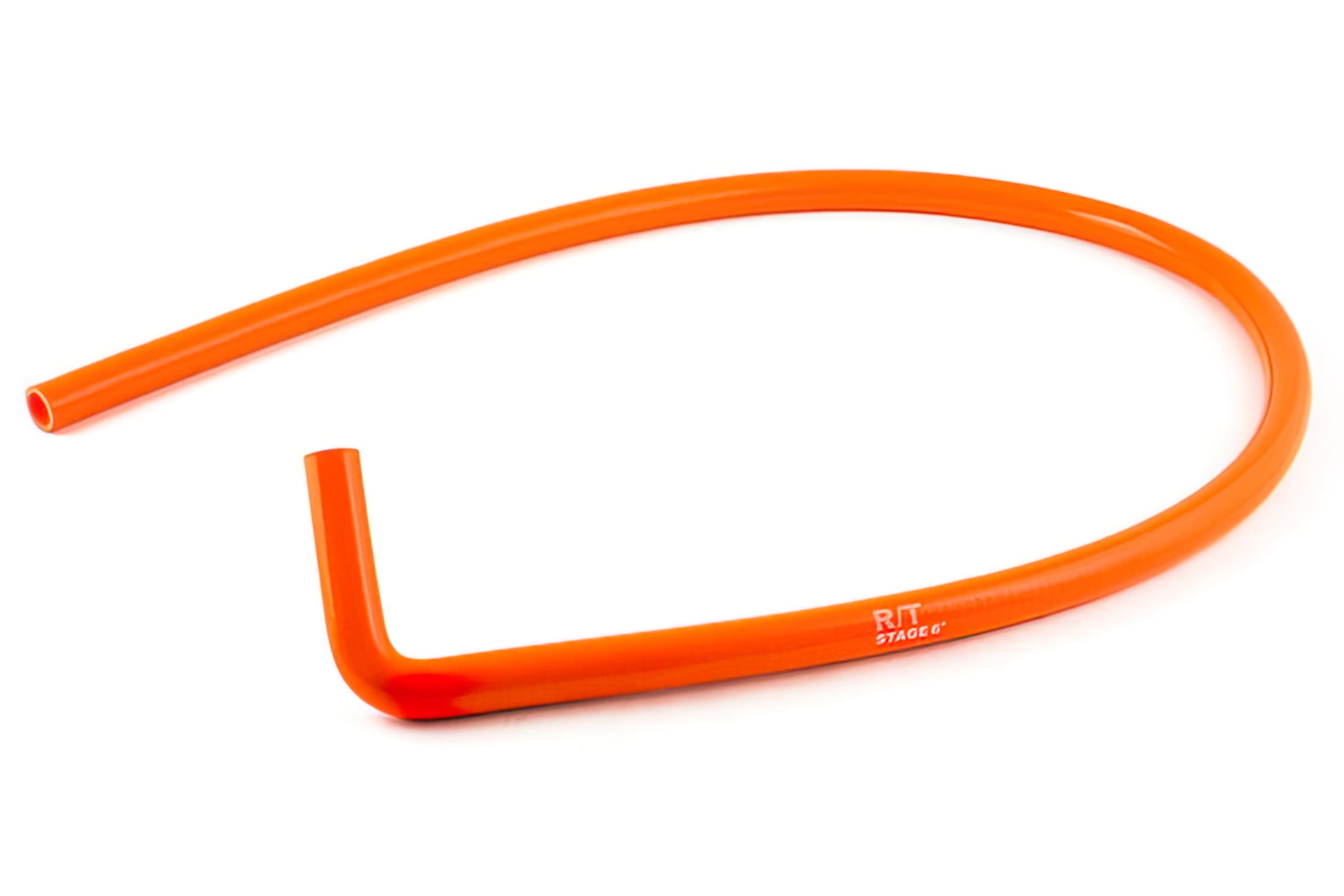 S6-01211010/OR tubo radiatore siliconico stage6 r/t con curva 15x 22 arancione 1,5 m, COD: S6-01211010/OR