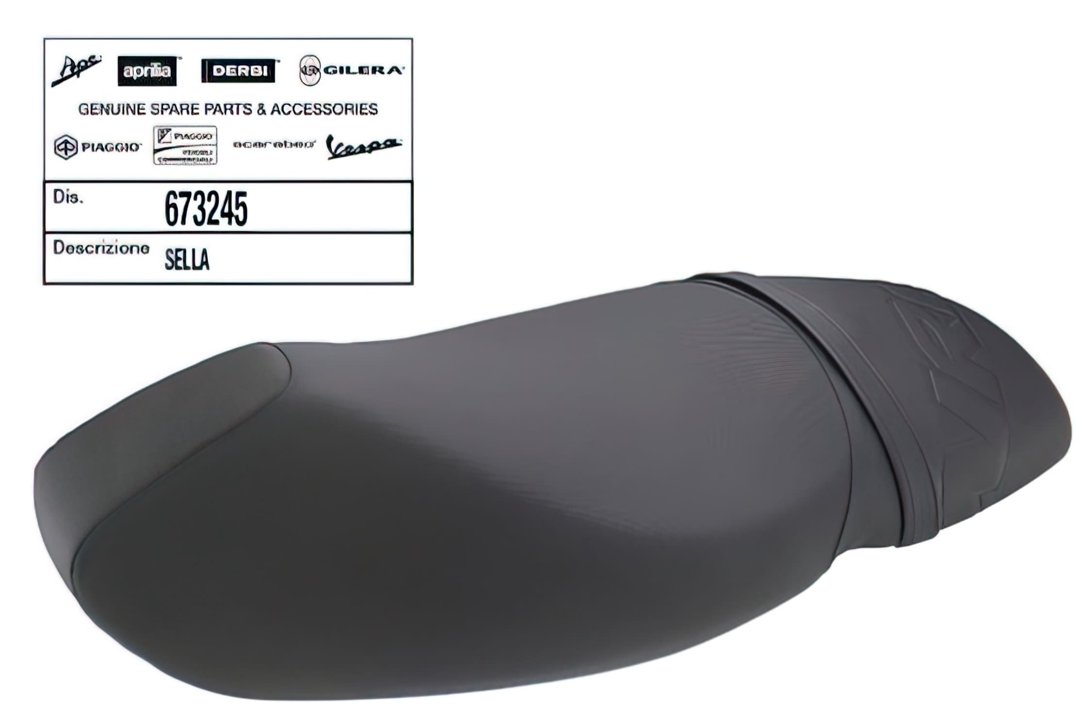 OE-PIA673245 Saddle - original spare part Piaggio NRG Power DD after 2007