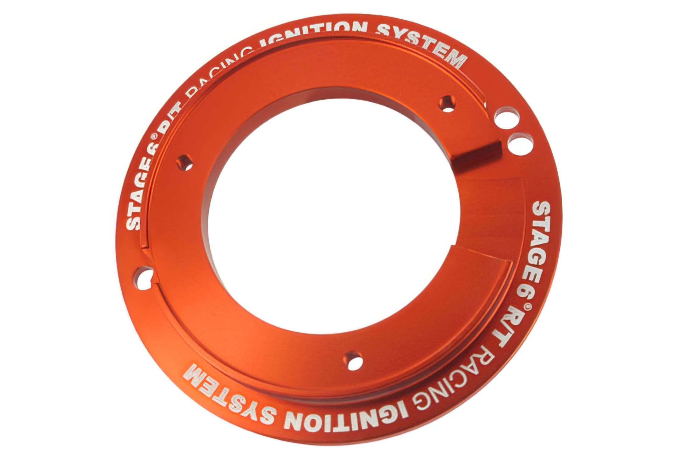 S6-45ET002 Flangia di Fissaggio Statore Stage6 R/T (RACING TEAM) per Accensione a Rotore Interno, Minarelli, COD: S6-45ET002