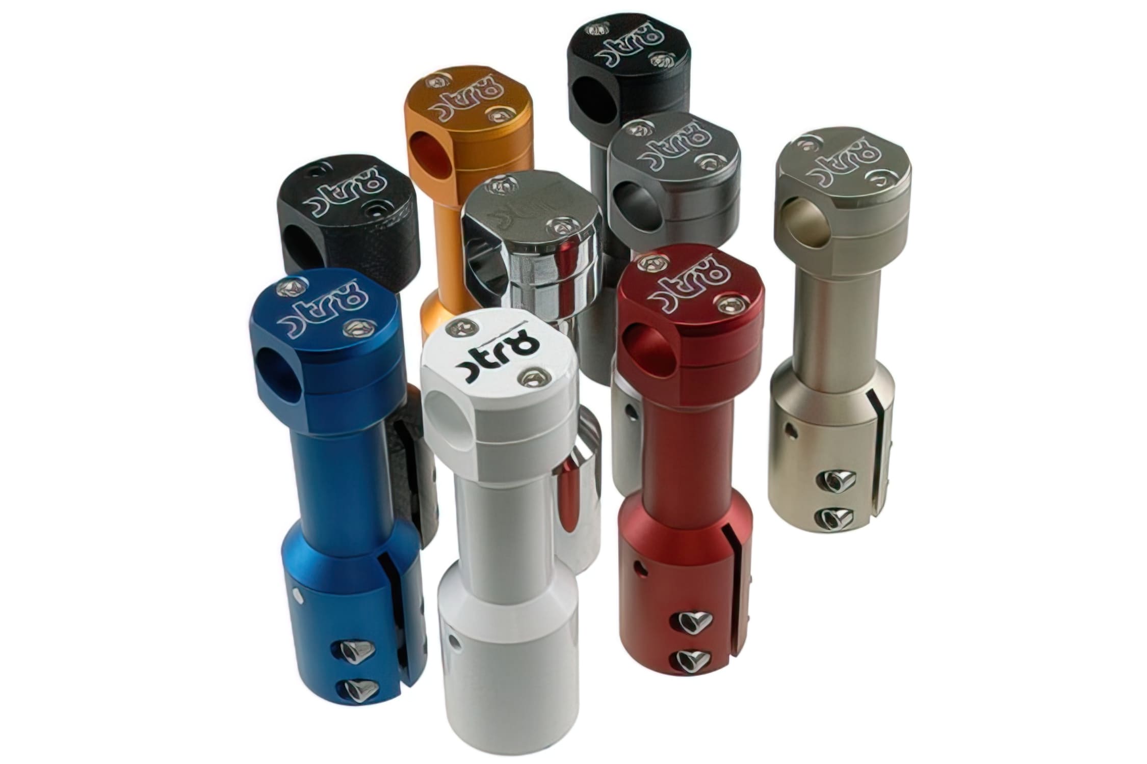 STR-005.06/WH STR8 Mozzo per Manubrio, MBK Booster / Yamaha BW´s, bianco, COD: STR-005.06/WH