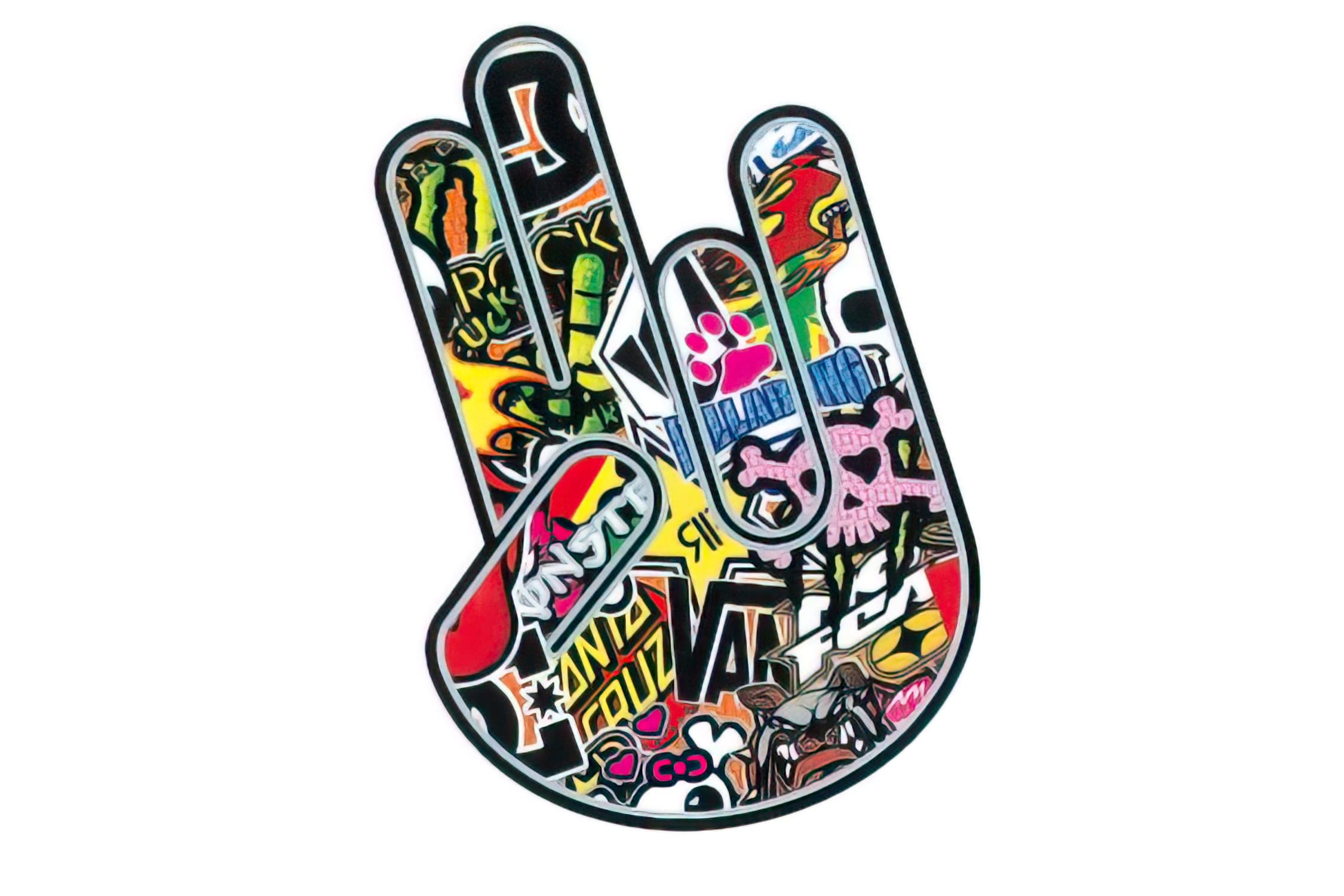 SP-050257 Adesivo Fingers Sticker Bomb, COD: SP-050257