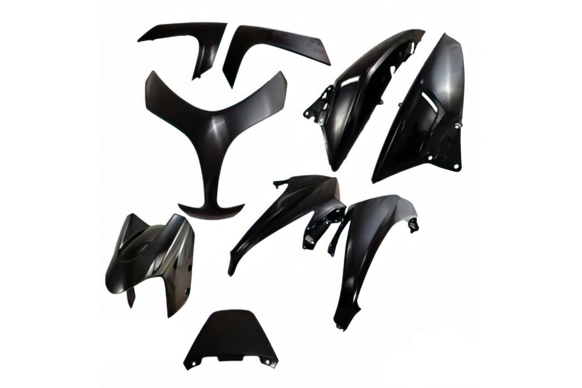 CGN487620 Kit carena 9 pezzi nero Yamaha Tmax 500 dopo 2008, COD: CGN487620