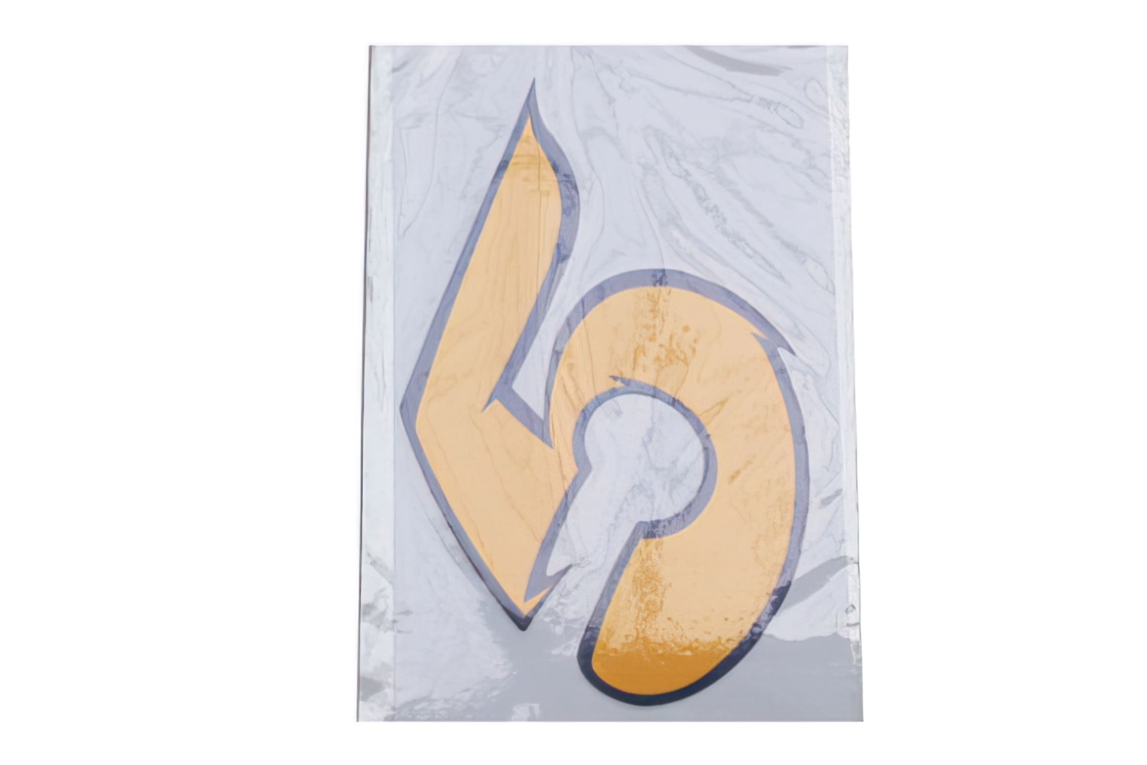 STICK-1292 Adesivo Nummero “5” giallo (h. 9 cm), COD: STICK-1292