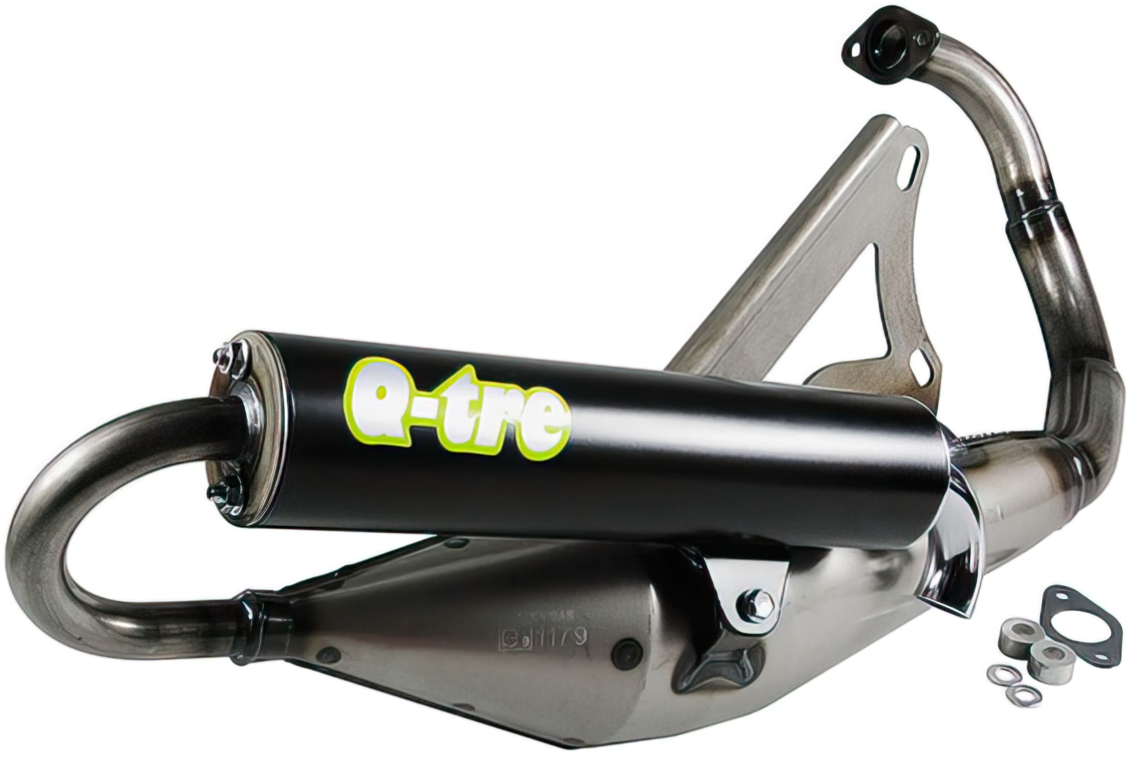 TG060837611 Marmitta Tecnigas Q-TRE, Minarelli verticale, con omologazione, COD: TG060837611