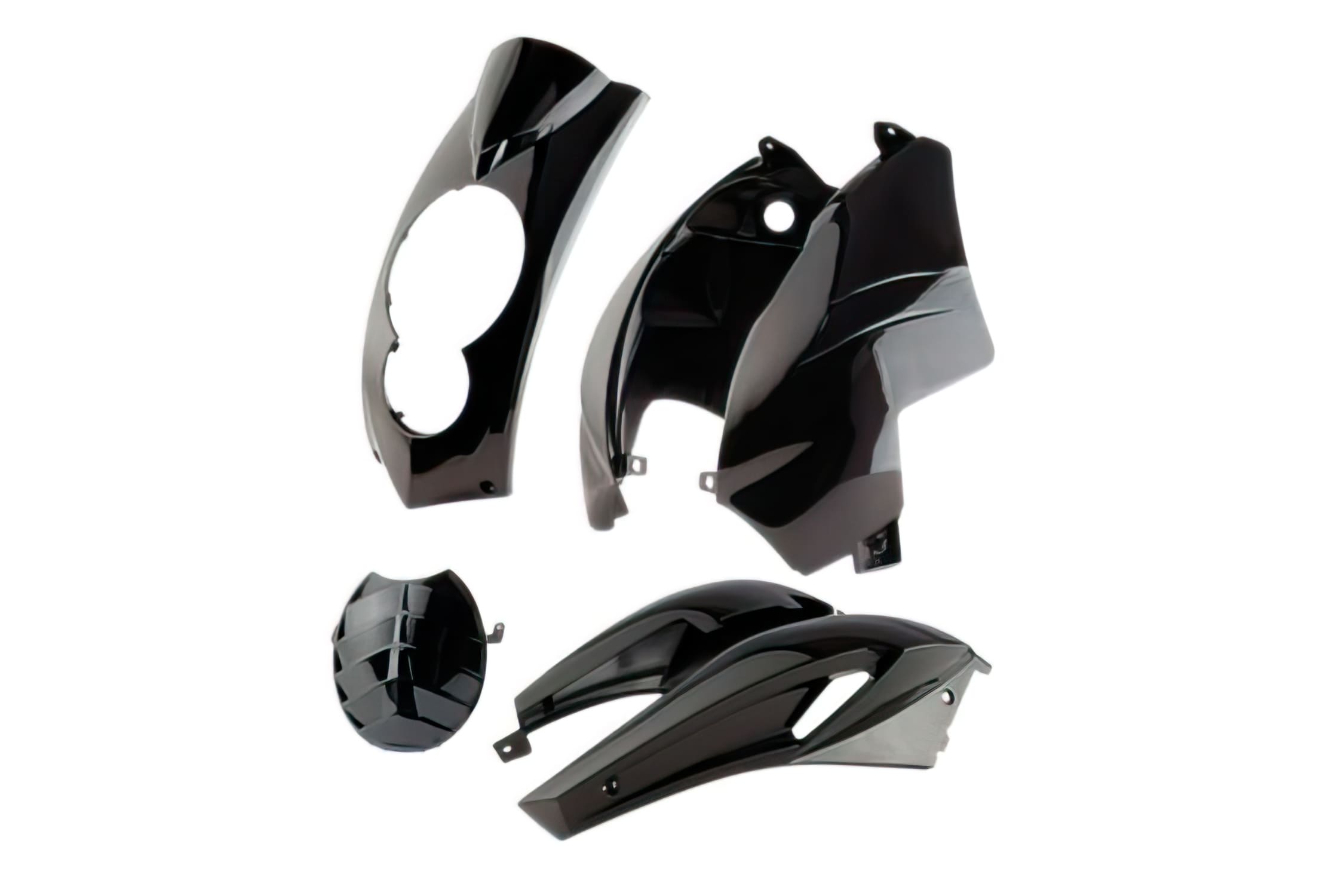 CGN467332 Kit carena 5 pezzi nero Peugeot Ludix (contachilometri retangolata), COD: CGN467332