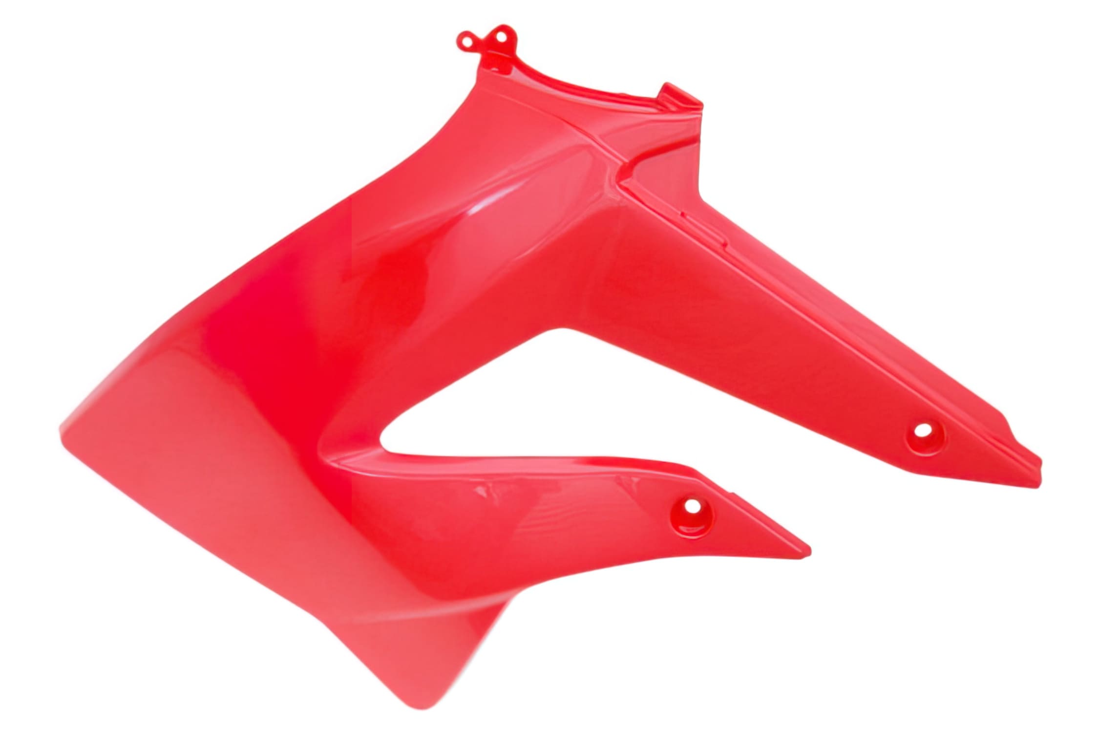 OE-DE86692600W4R Tank cover left red - original spare part Derbi Senda DRD X-Treme after 2010