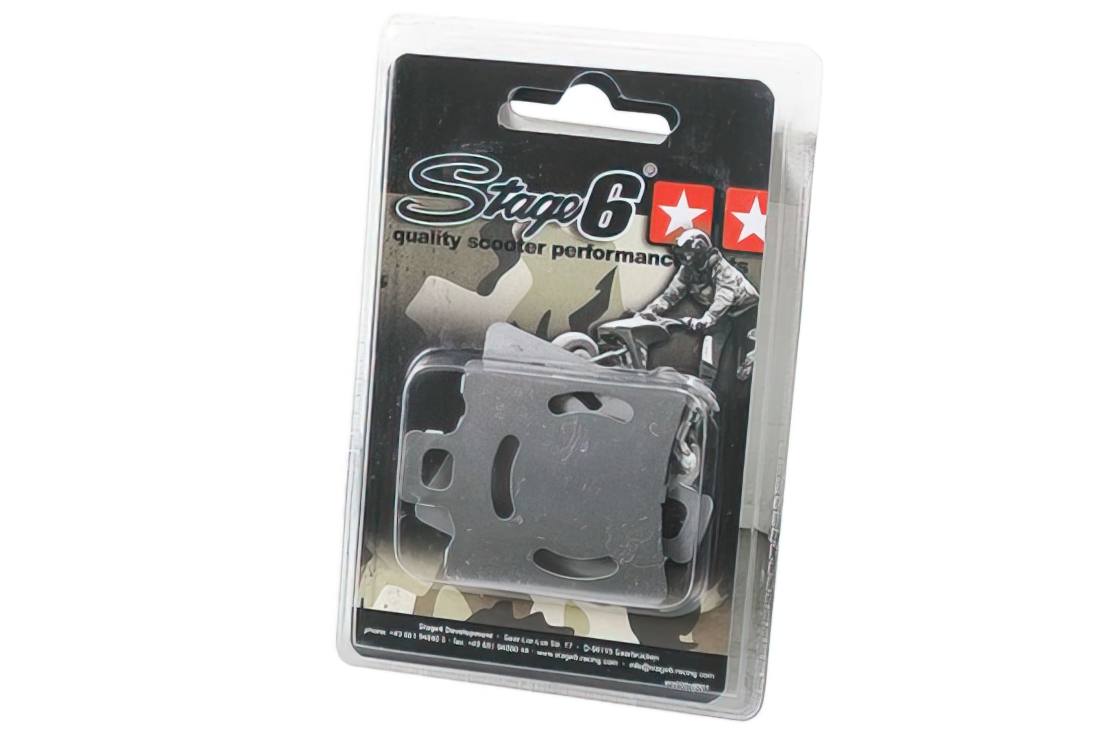 S6-1400380ET01 Piastre isolanti (x2) Stage6 per Pinze Freno Stage6 R/T, Pezzo unico / 2-Pistoni (d=32mm), anteriore