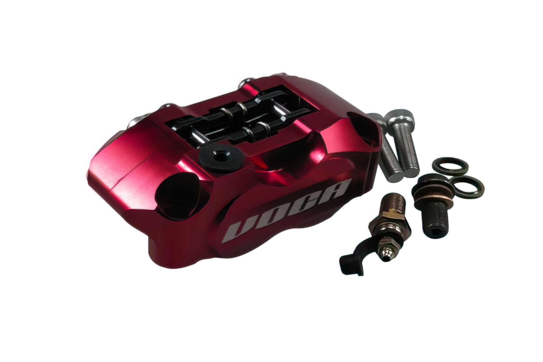 VCR-RD18/RE Voca Racing G-Force Brake Caliper, 4 Pistons, Red