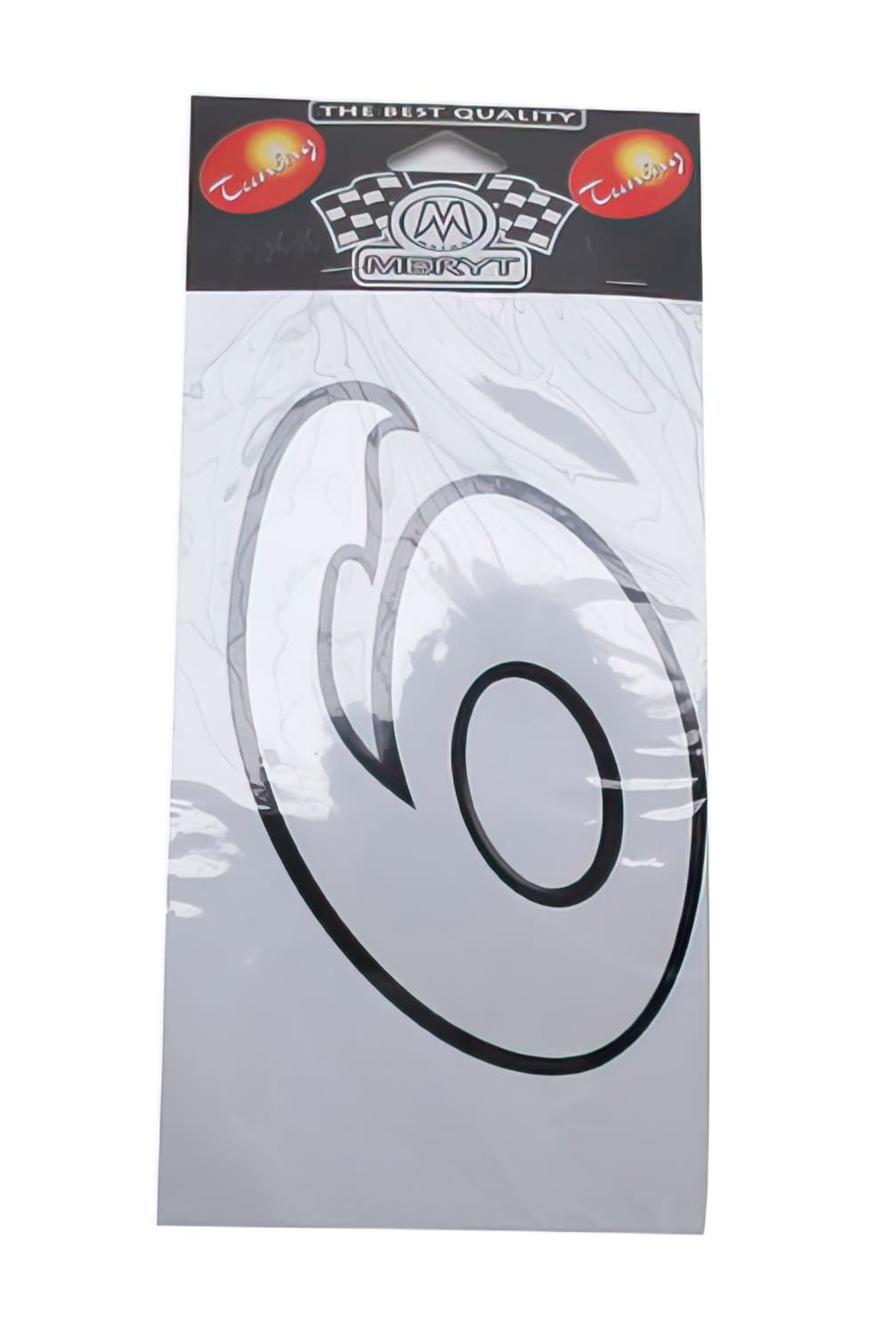 STICK-1296 Adesivo Nummero “6” bianco (h. 13 cm)