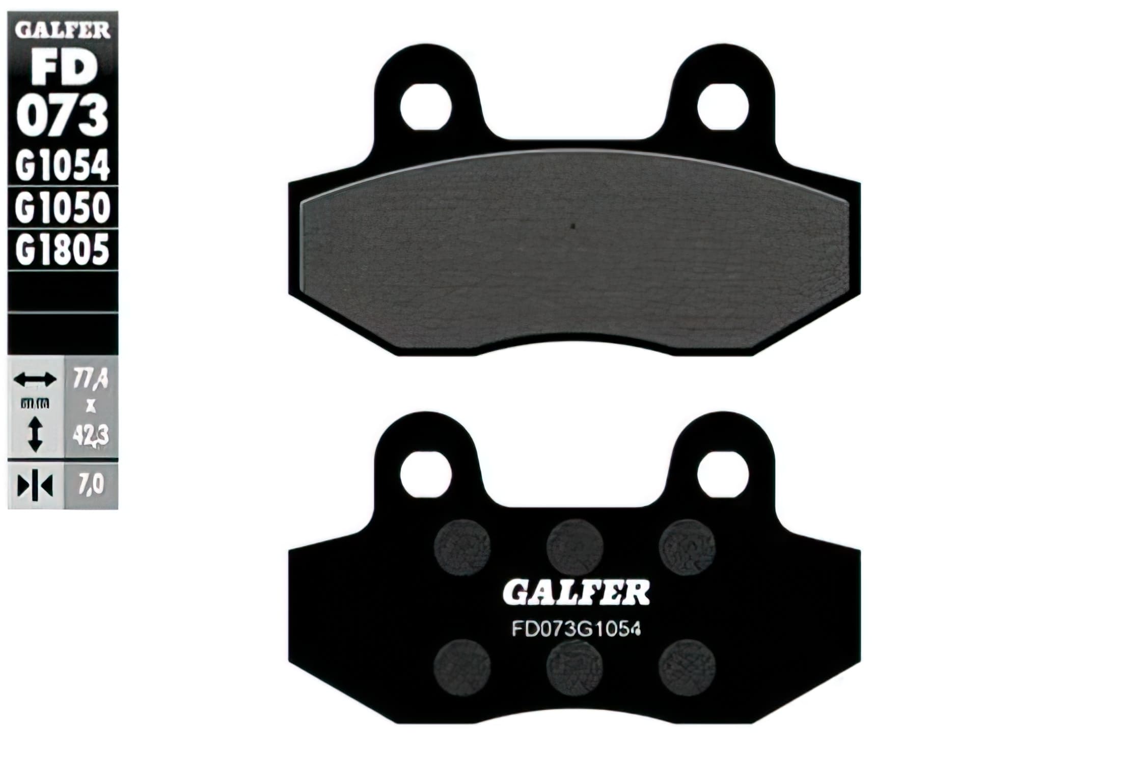 GLS3554 Pastiglie freno Galfer organico Peugeot Speedfight 3 & 4, COD: GLS3554