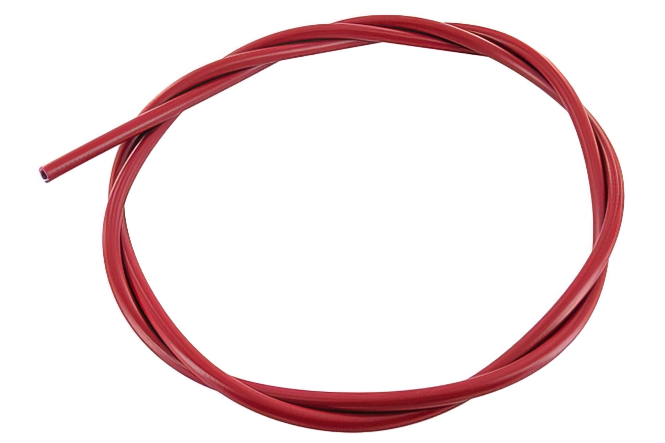 EKP-034 Guaina per Cavo Gas, High Quality, 1,2mm, al metro, rivestito di polimero, rosso, COD: EKP-034