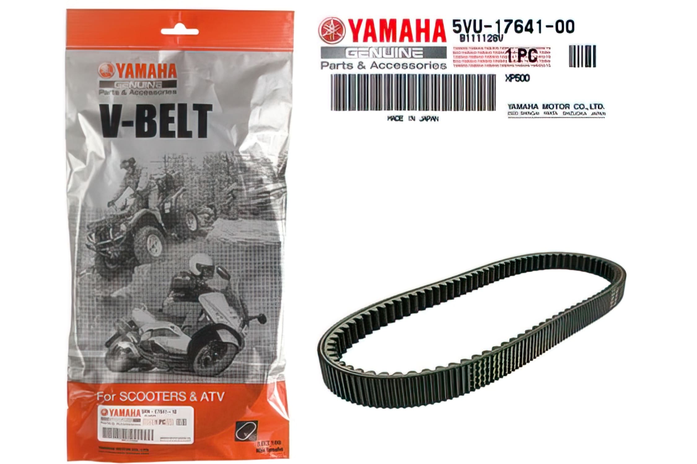 OE-MAL5VU176410000 Transmission Belt original spare part MBK Tmax 500cc (2004 - 2011) 5VUI76410000
