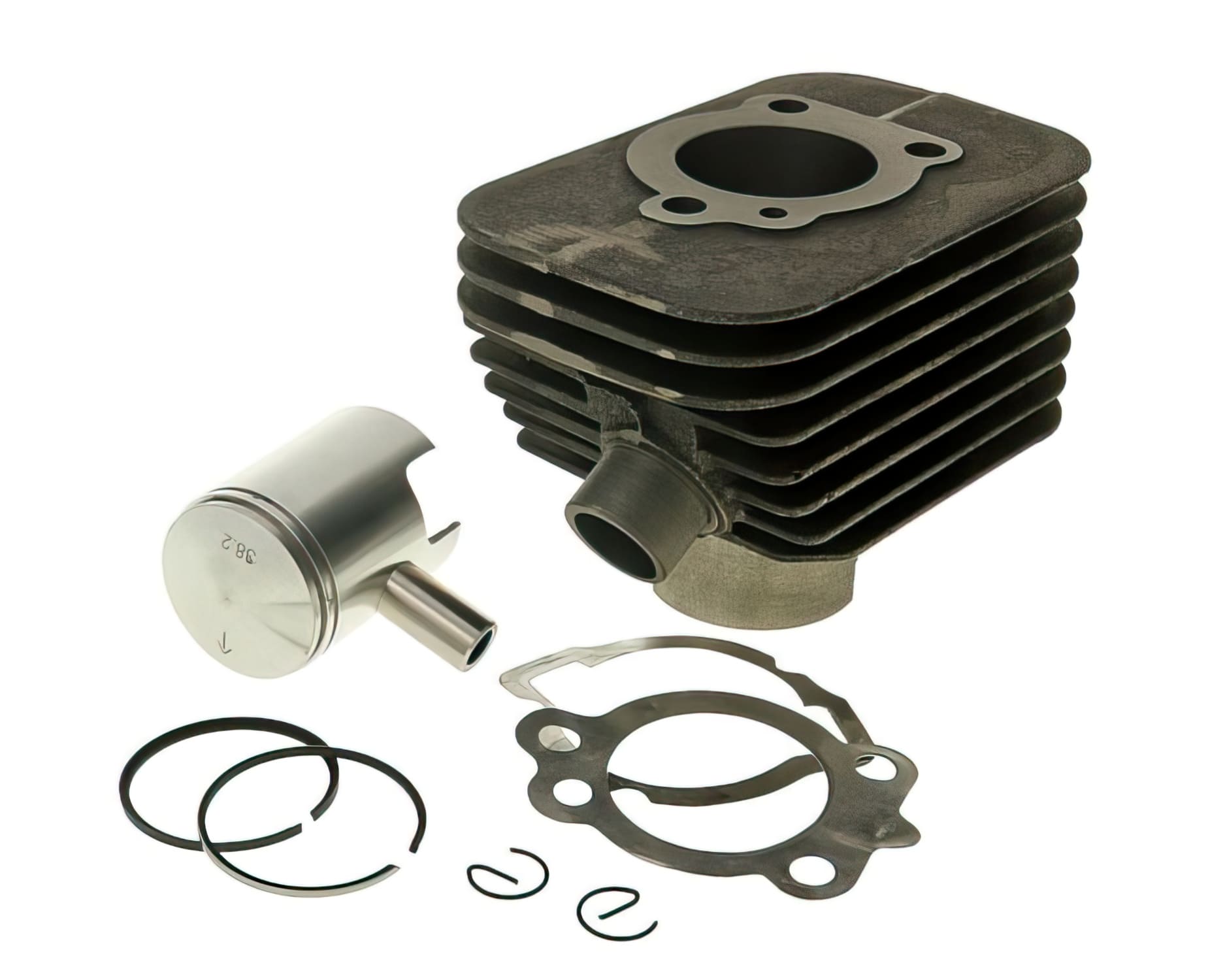 29244 Gruppo Termico 50ccm - Spinotto Pistone 12mm, Piaggio Boss / Bravo / Ciao / Grillo / Si, COD: '29244