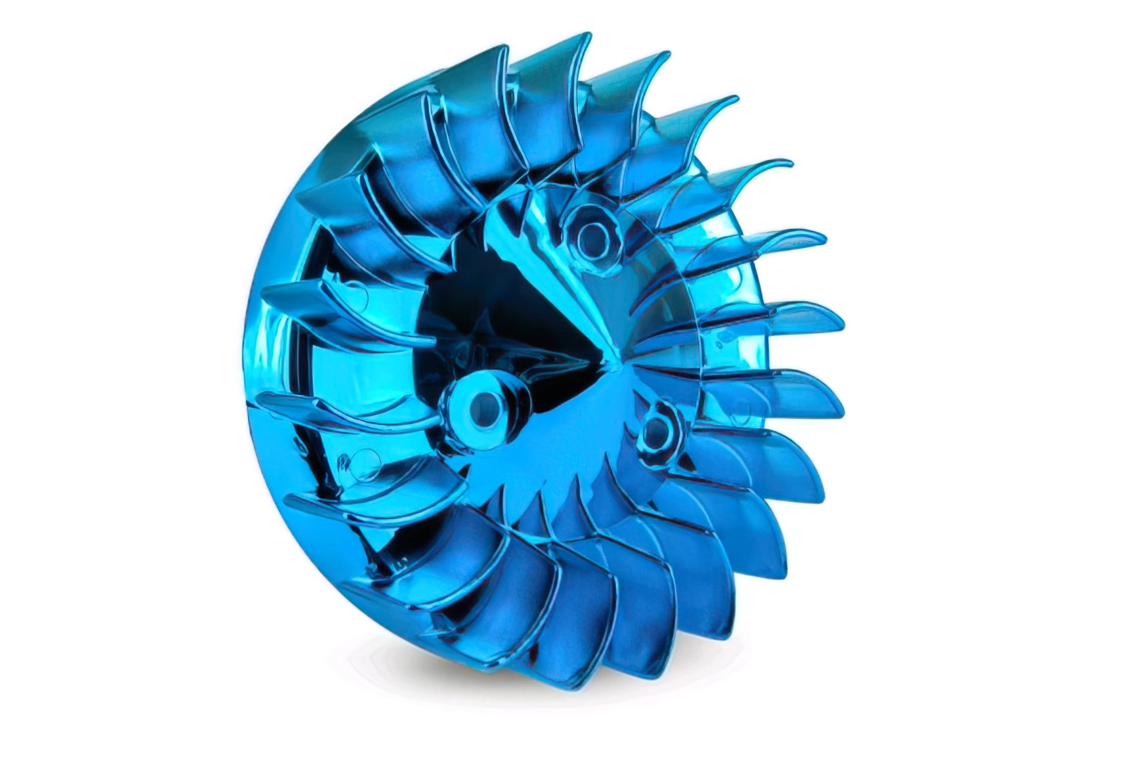 A287801 Blue Anodized Fan, Minarelli AC Engines