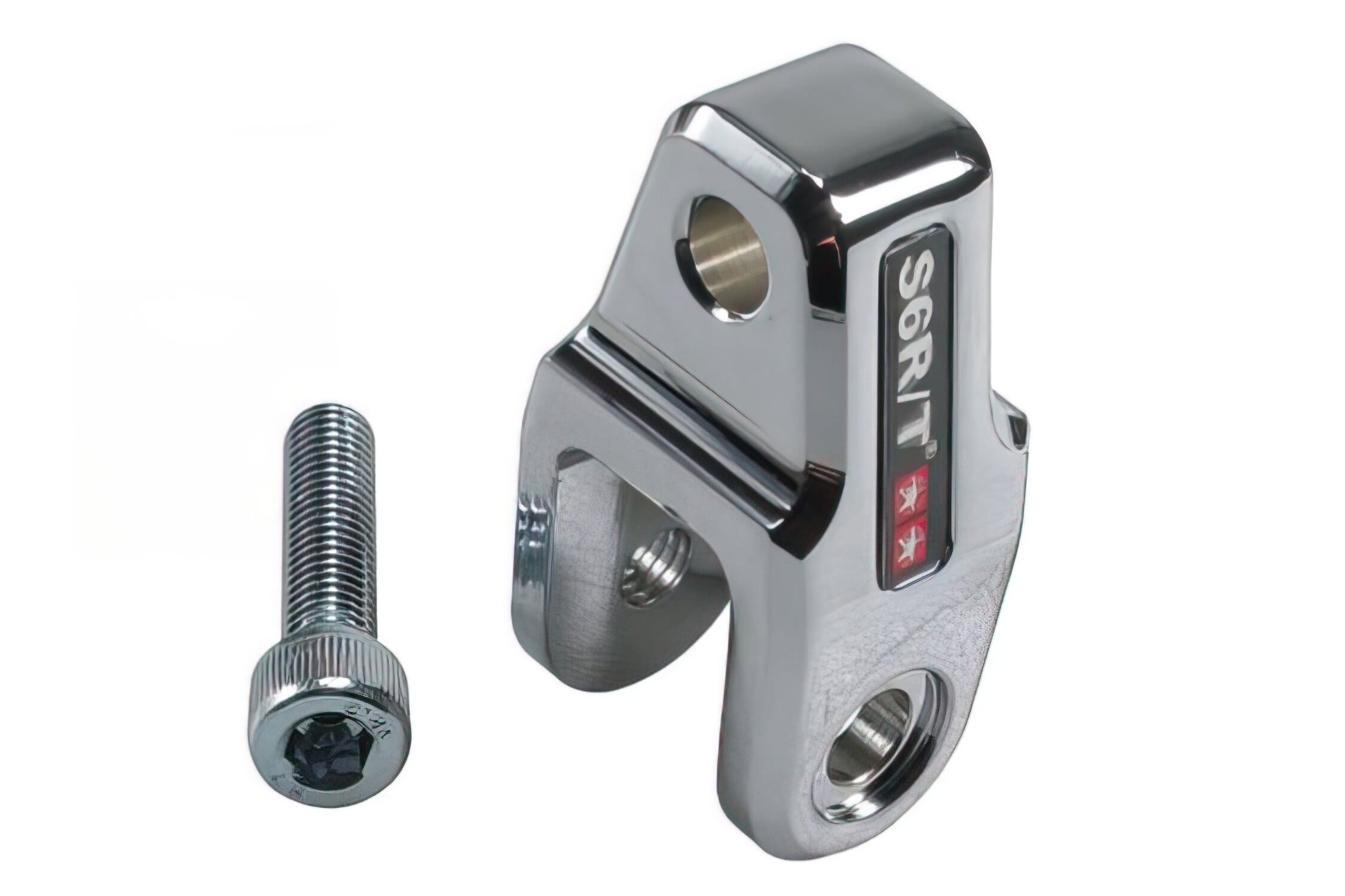 s6-ssp367/cr rialzo ammortizzatore stage6 cnc street legal, 40mm, omologato, cromato minarelli / kymco / peugeot, COD: S6-SSP367/CR