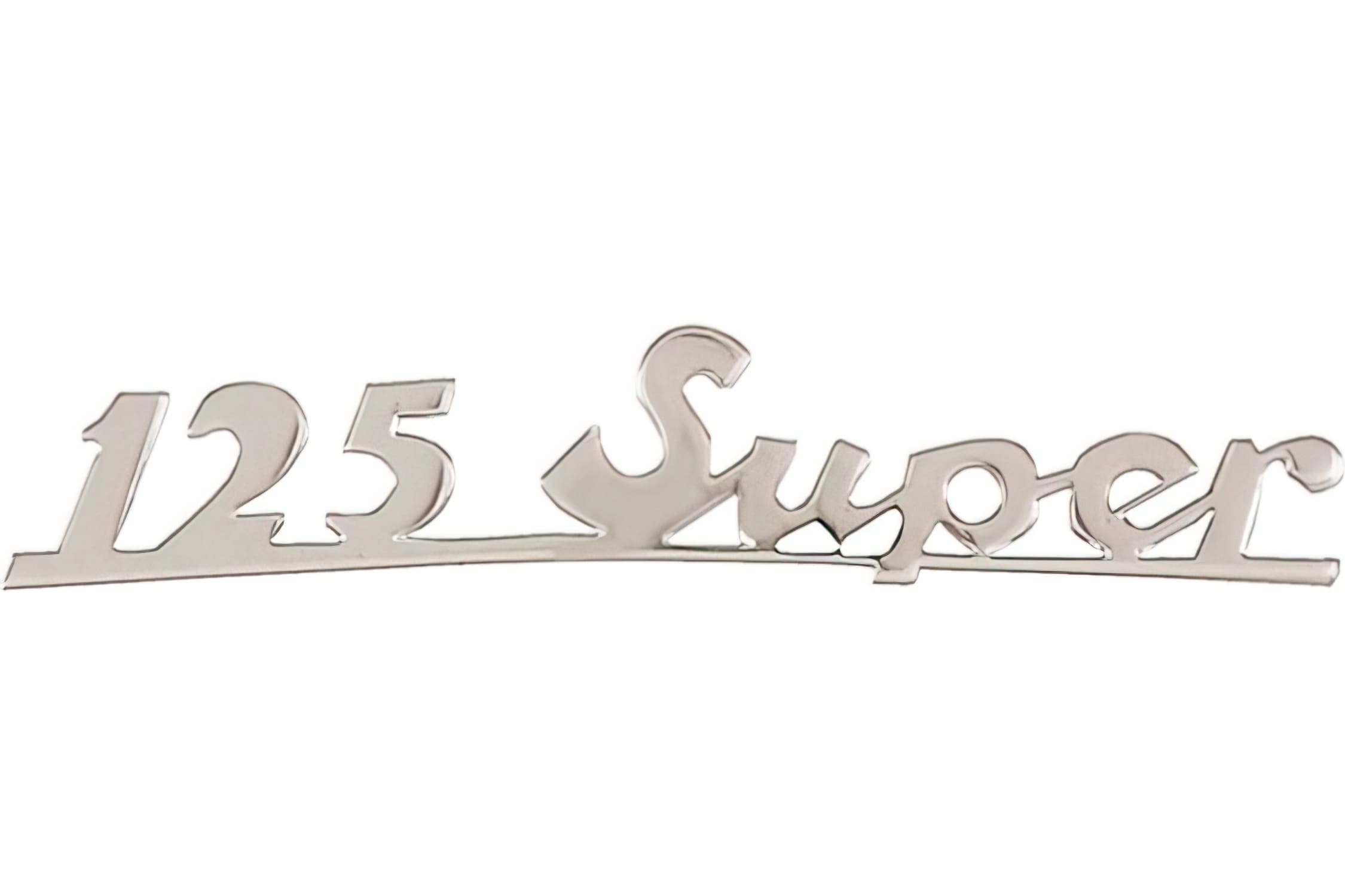 R142720260 Targhetta Vespa Super 125cc cromato, COD: R142720260