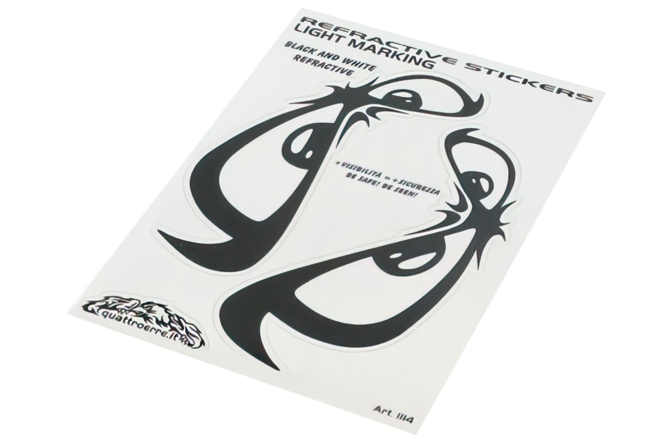 L-SAST510 Adesivi 3M, Evil Eyes, nero-bianco, COD: L-SAST510