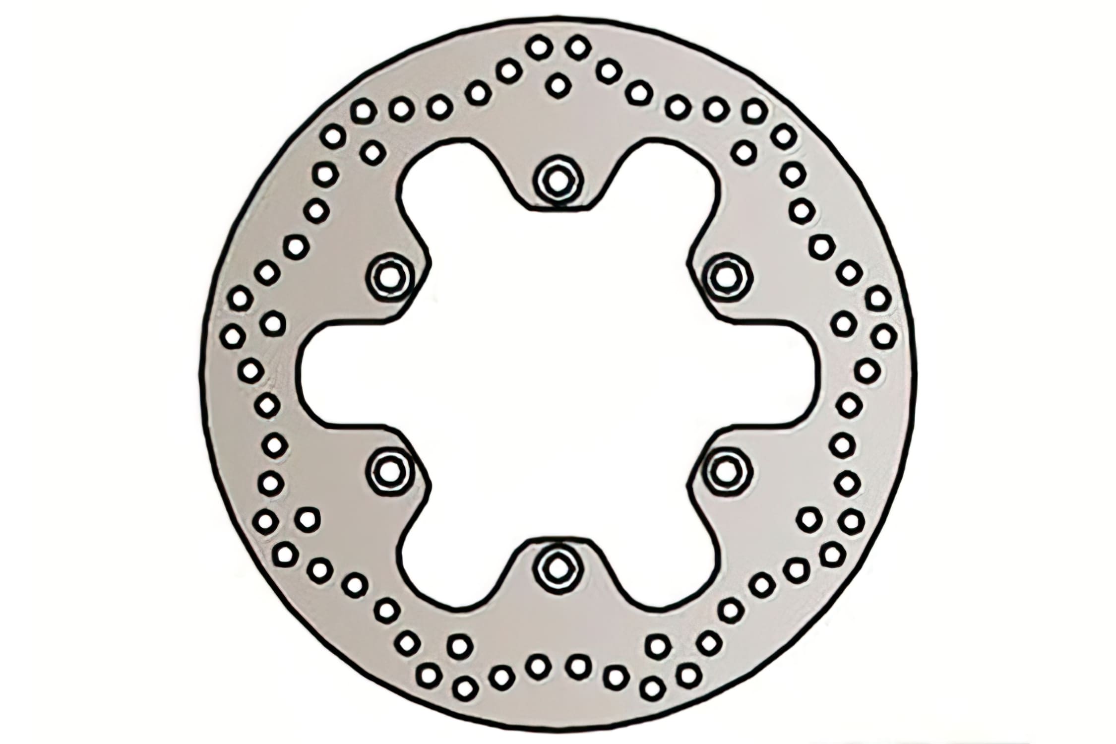 NG-350196 Front Brake Disc 260mm NG Brake Disc Suzuki Burgman AN 250-400cc '98-03