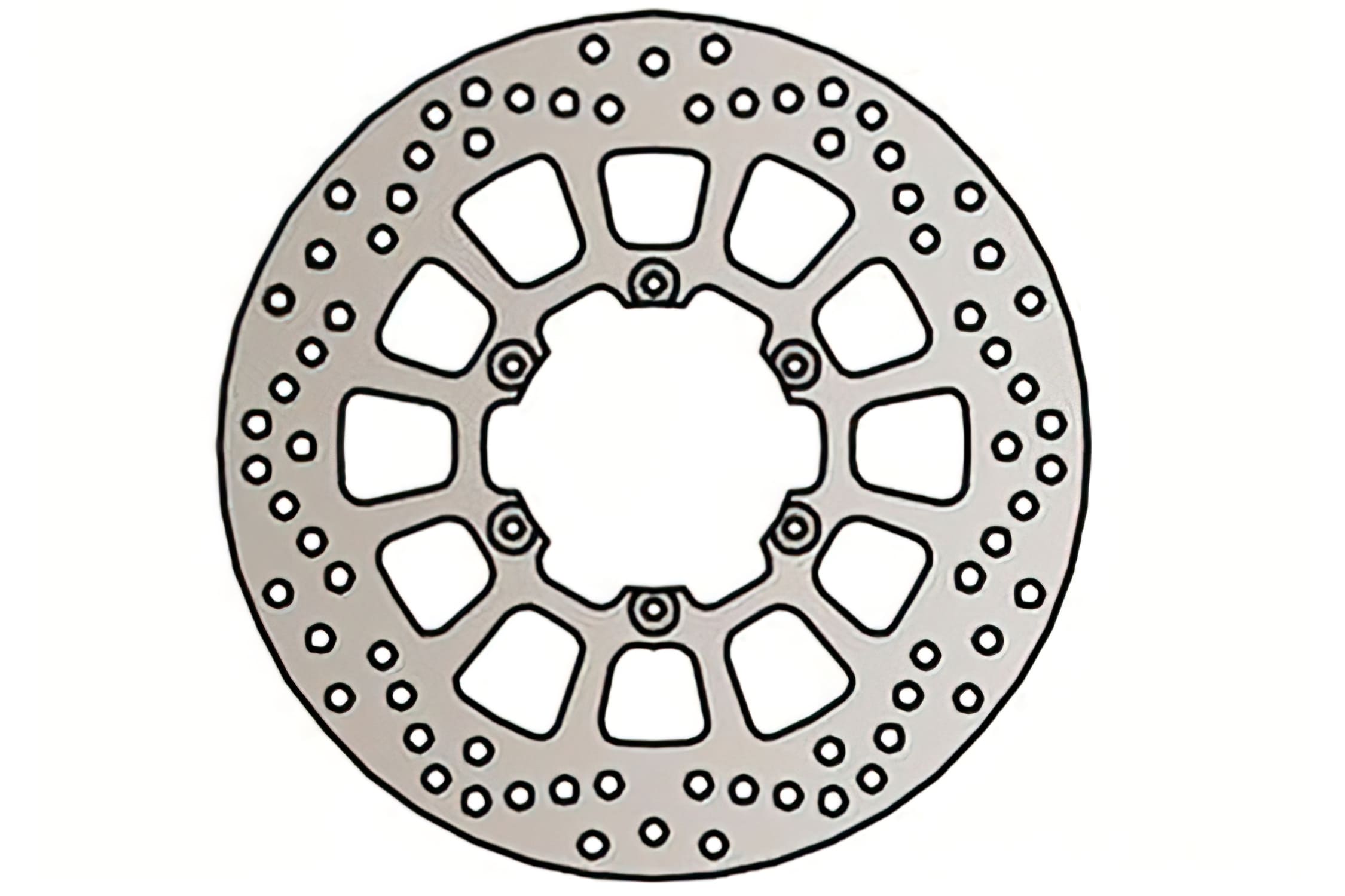 NG-350686 Disco Freno anteriore 270mm NG Brake Disc Malaguti Spidermax GT / RS 500cc, COD: NG-350686