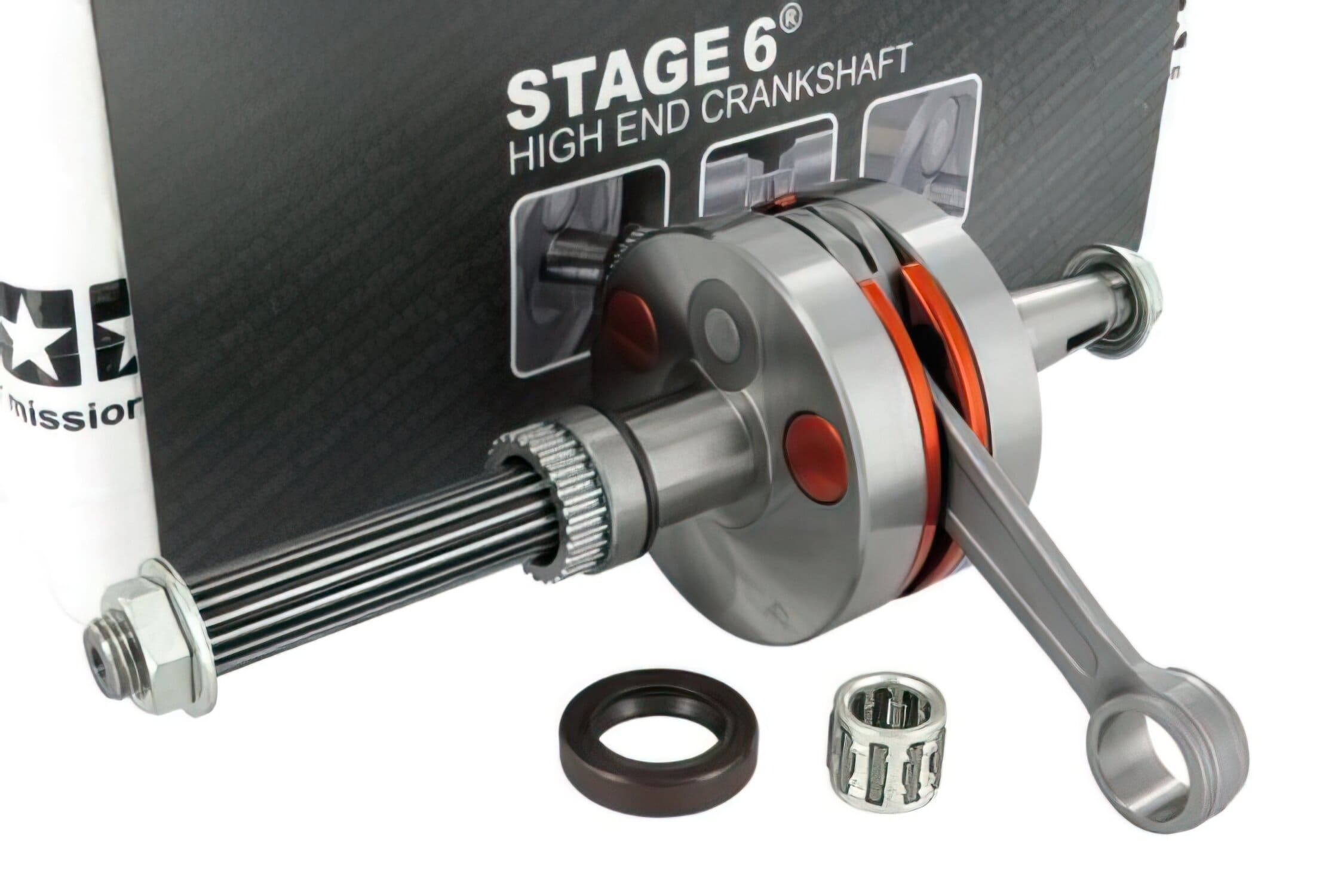 s6-7914091 albero motore stage6 r/t pro balance piaggio biella 90