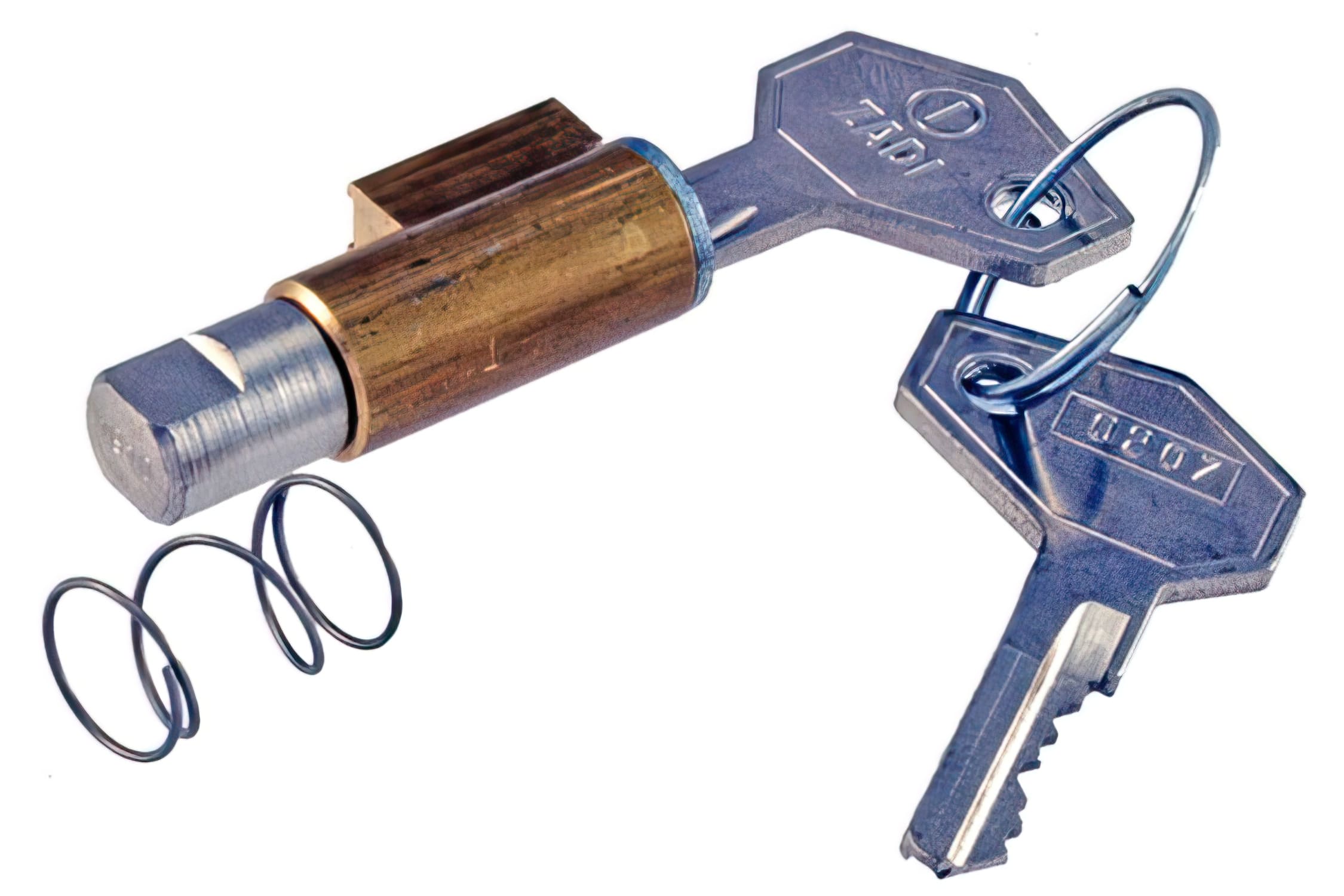 R121790192 Steering Lock Cylinder 4mm Vespa ET3 50-125cc (V5A1-V5B1T-V5B3T-VMA2-VMB1-V5X1T-V5X3T)