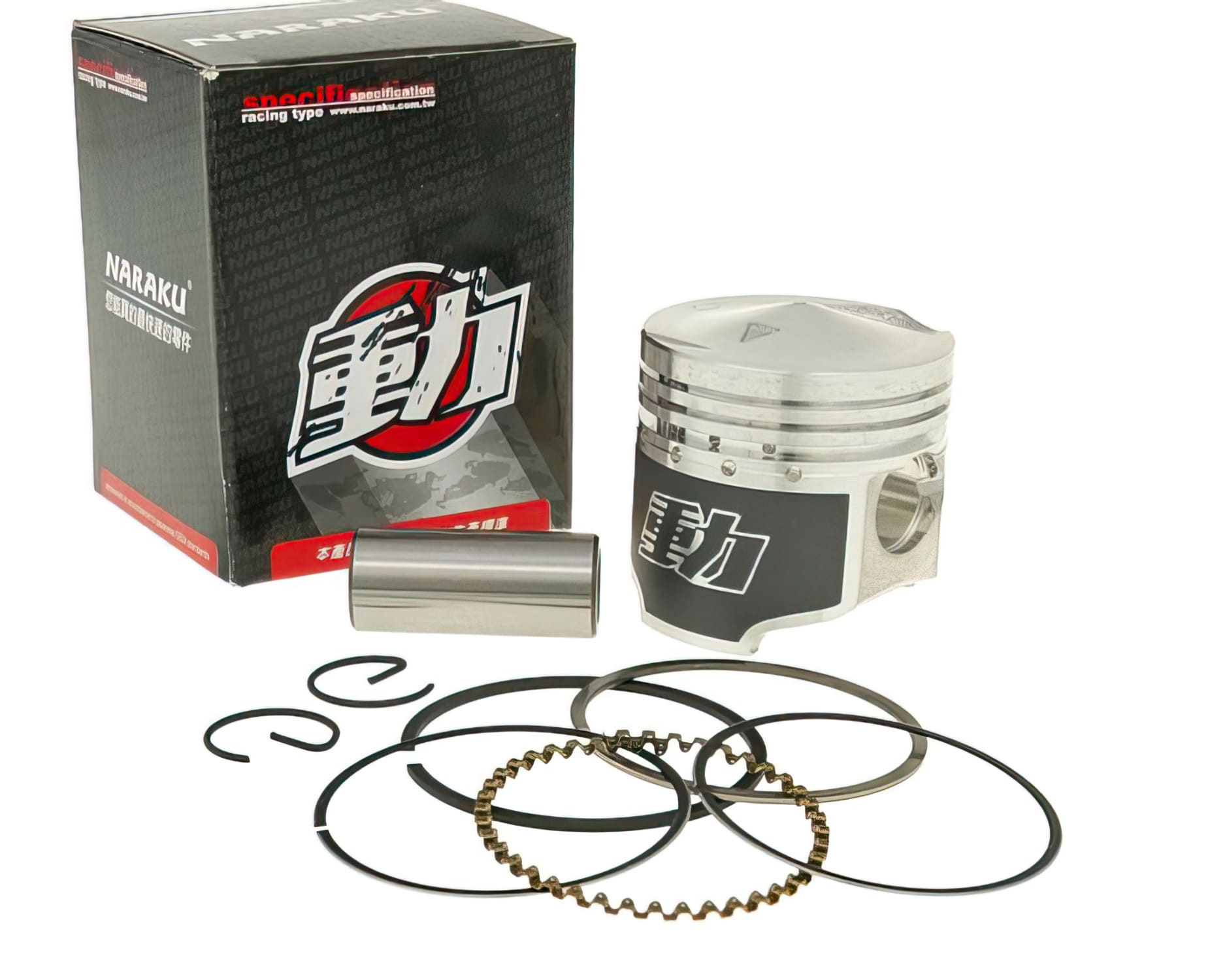 NK101.26 Pistone completo Naraku 50ccm Piaggio 4T