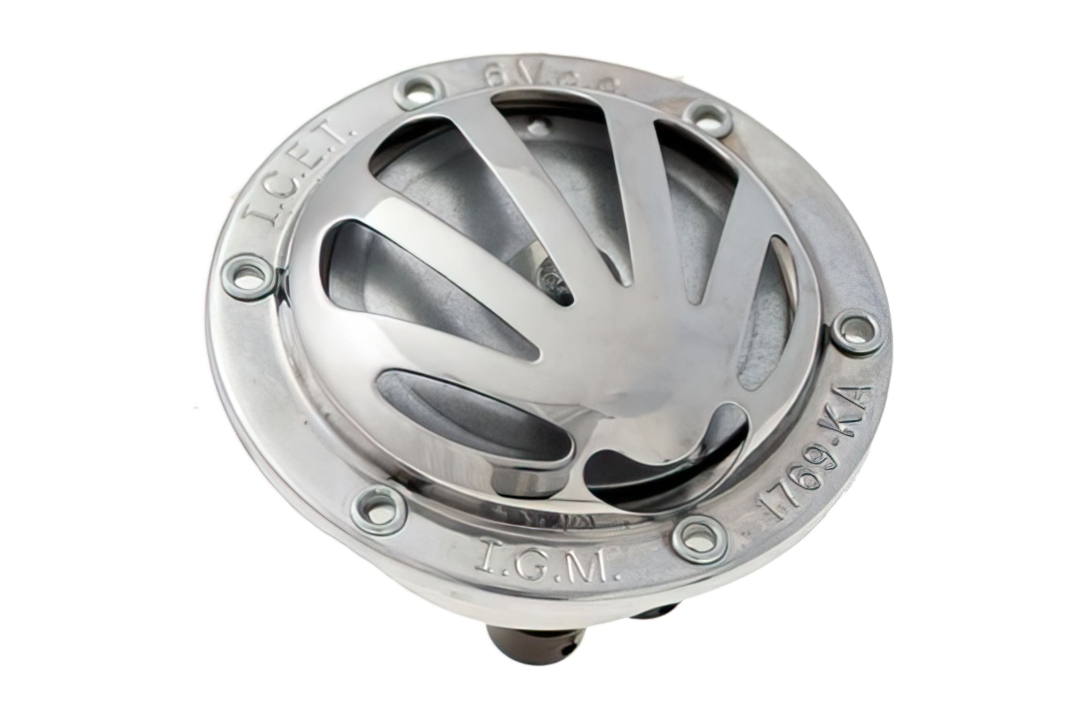 R246070190 Clacson RMS D.72mm 6V AC cromato, Vespa 50 N-R / 90SS, COD: R246070190