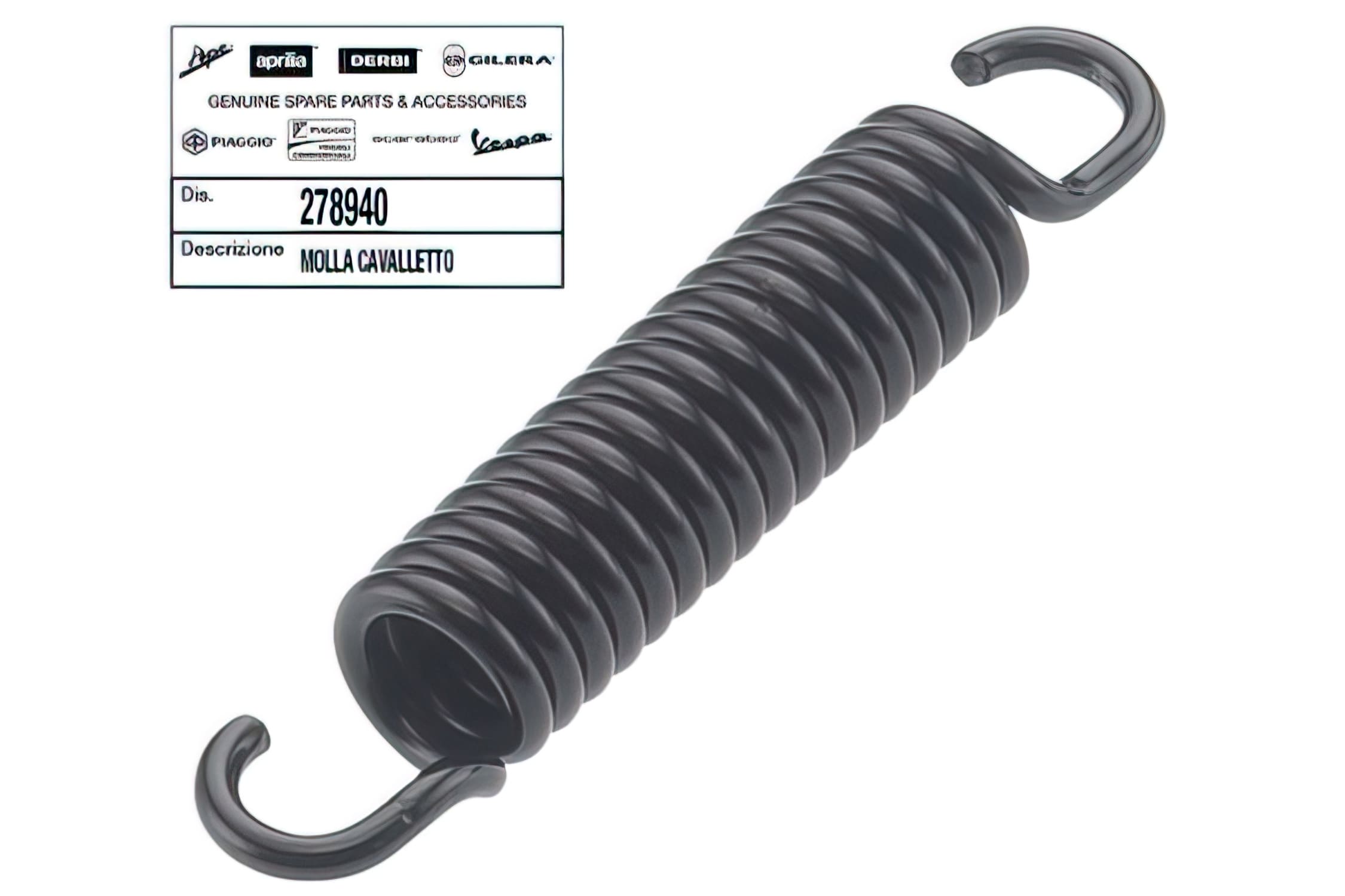 OE-PIA278940 Molla originale per Cavaletto Centrale - ricambio originale Piaggio, COD: OE-PIA278940