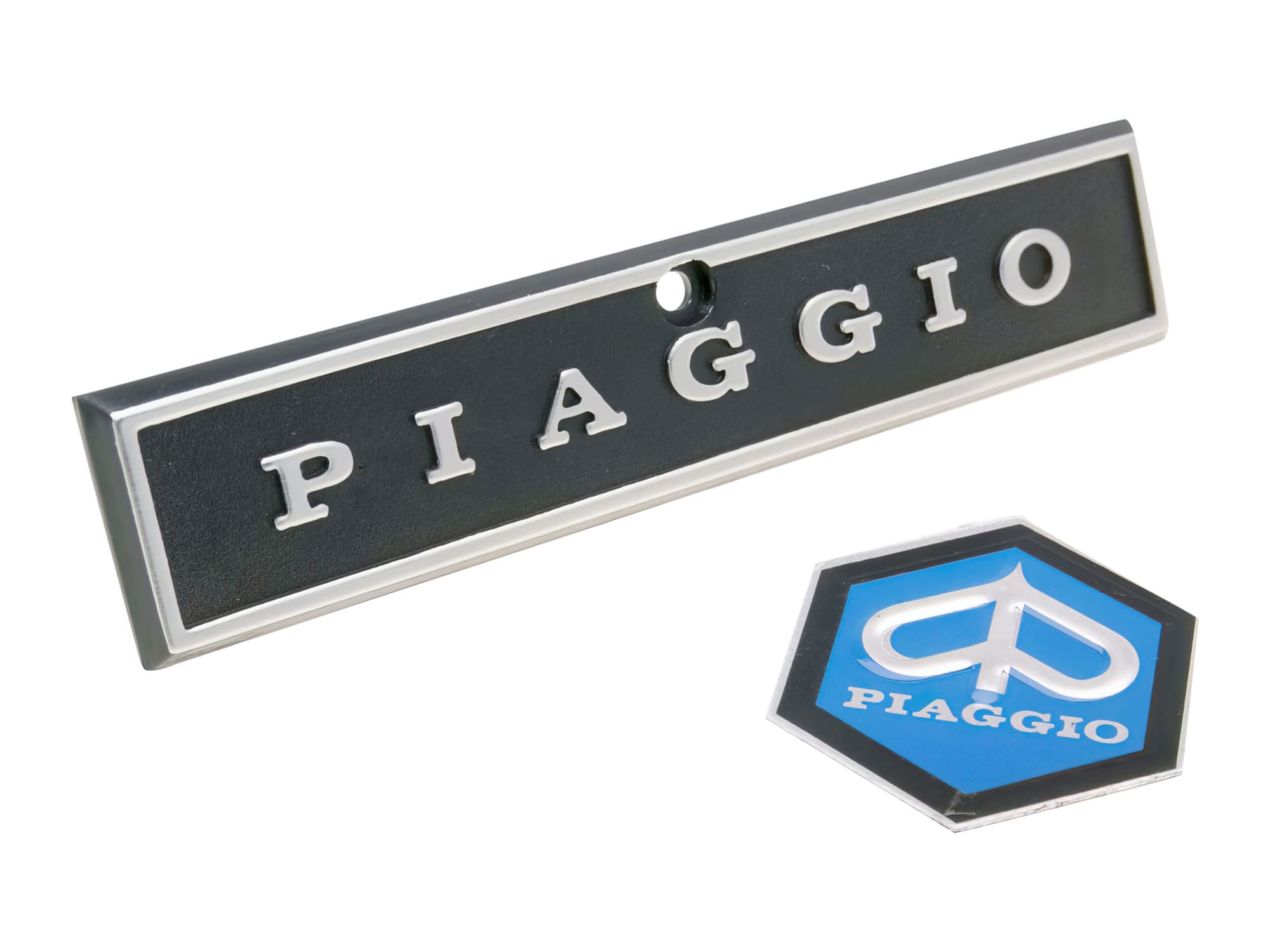 36354 Targhetta Piaggio con Scritta per Copristerzo Vespa PX / PE 80 / 125 / 200