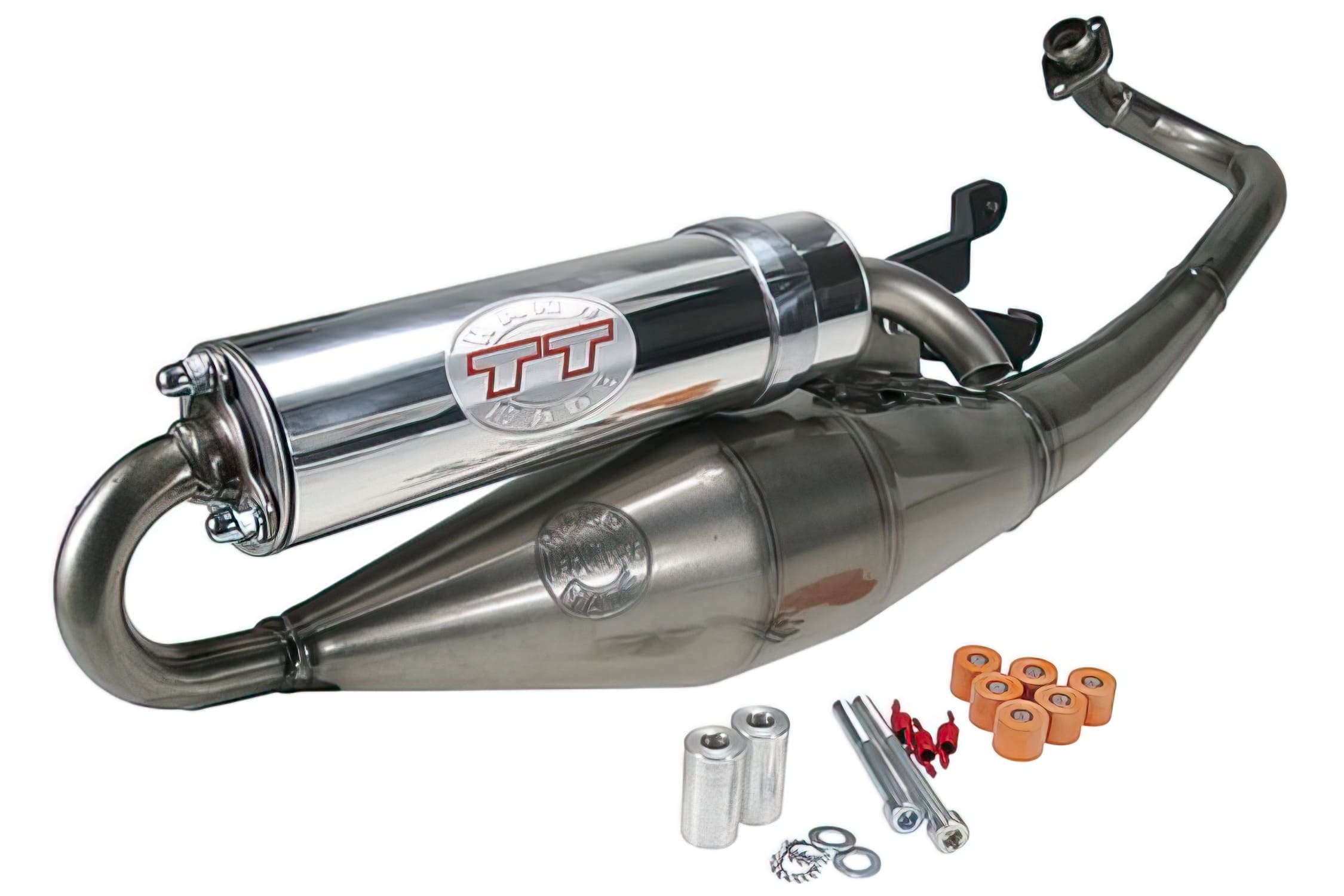 S4075 Marmitta LeoVince Handmade TT, Aprilia SR50 / DiTech (dal 07/2003, Motore Piaggio), COD: S4075