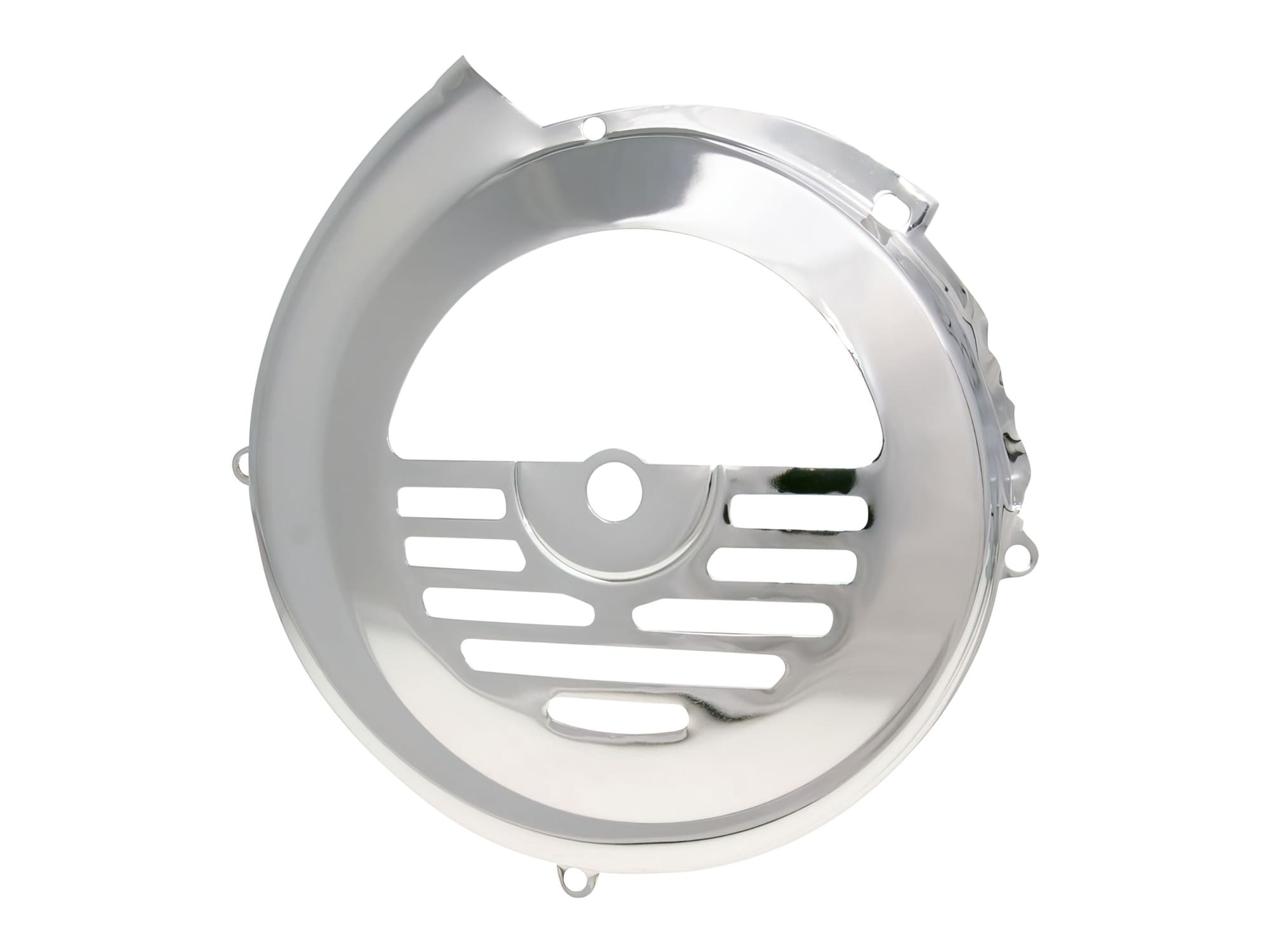 36464 Polished Stainless Steel Fan Cover Vespa PK 50-125 / V50 / Primavera 125 ET3 / Ape 50