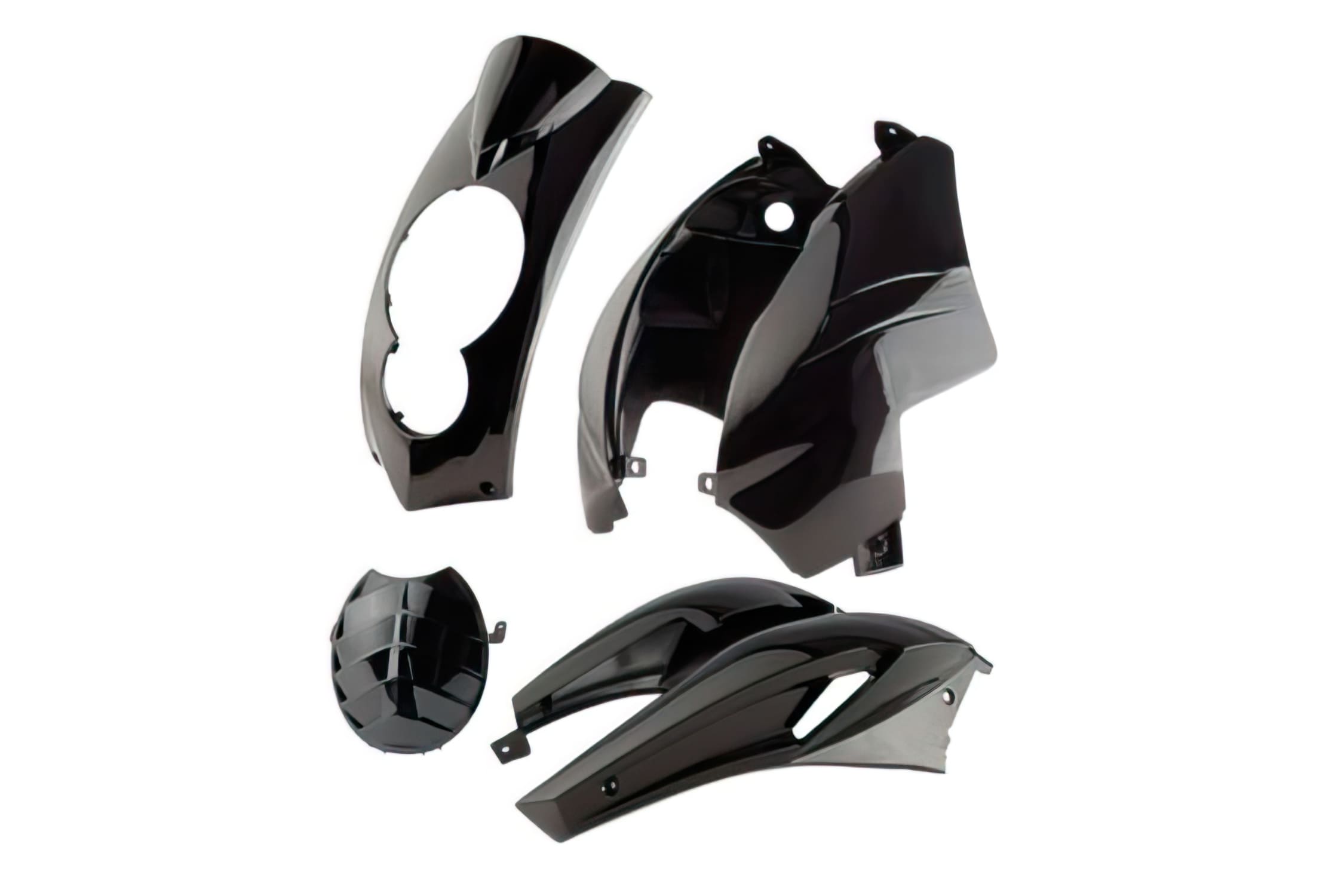 CGN467331 Kit carena 5 pezzi nero Peugeot Ludix (contachilometri rotonda), COD: CGN467331