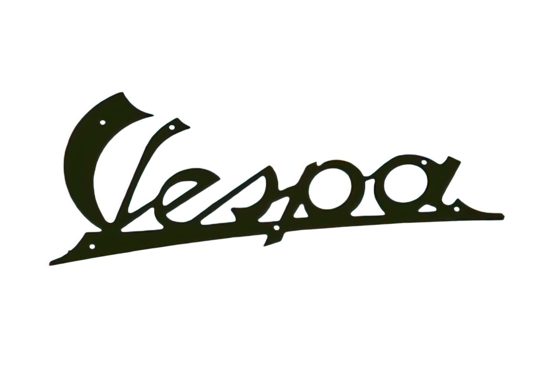 R142720920 Targhetta Vespa, verde, COD: R142720920