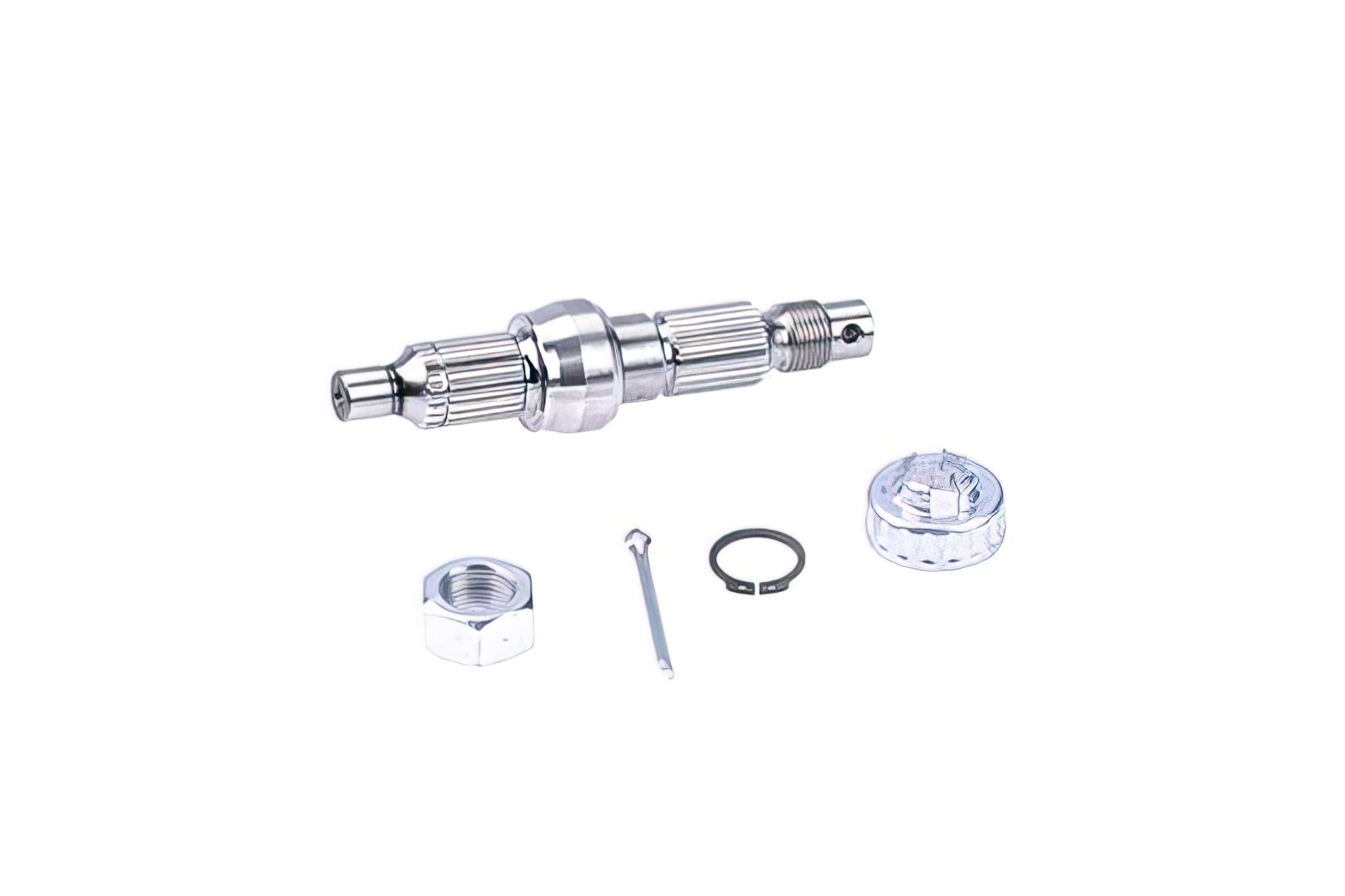R100240090 Kit perno,dado e scodella ruota posteriore Typ A, B, Piaggio - vecchio Motore, COD: R100240090