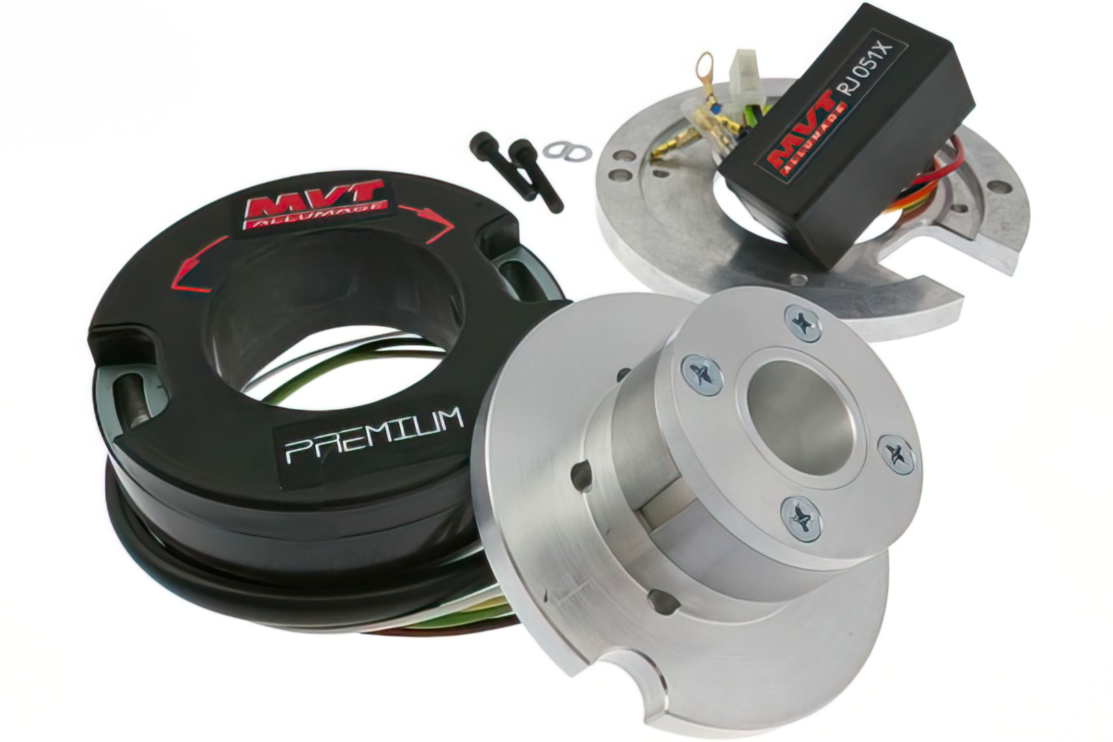 MVT-PREM11 Accensione a Rotore Interno MVT “Premium” con Bobina LED, Derbi Euro2 / Euro3, COD: MVT-PREM11