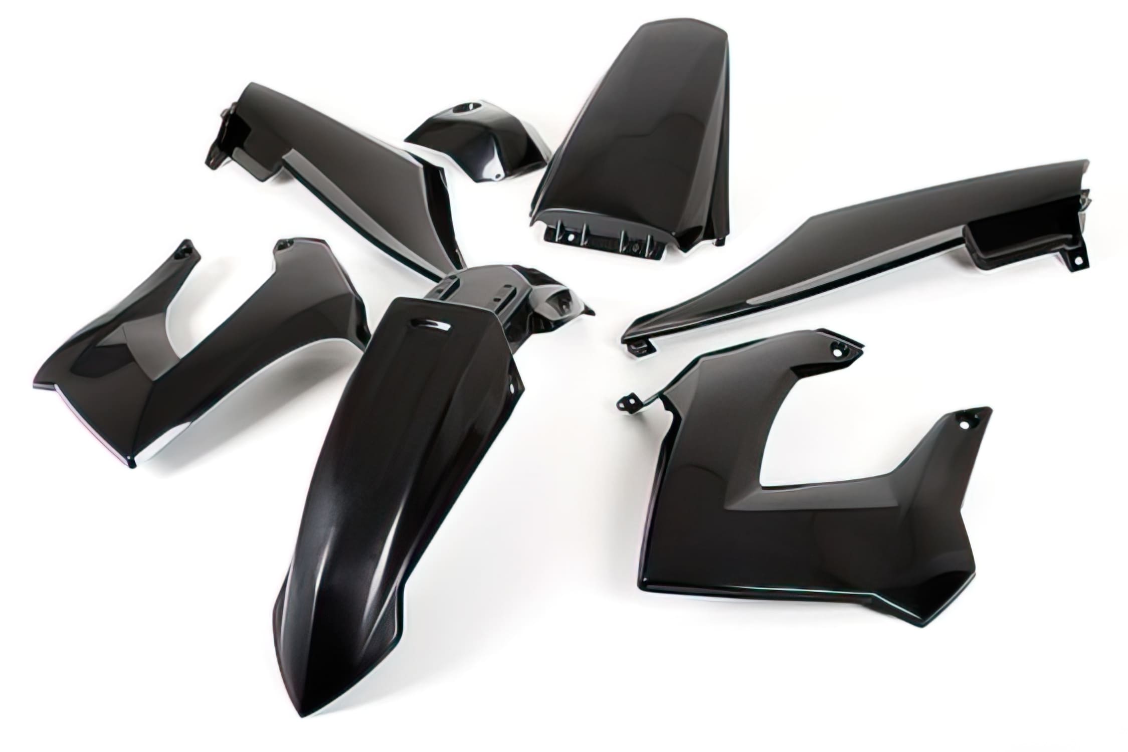 STR-994.7/BK Kit carena 7 pezzi nero Derbi X-treme fino 2011, COD: STR-994.7/BK