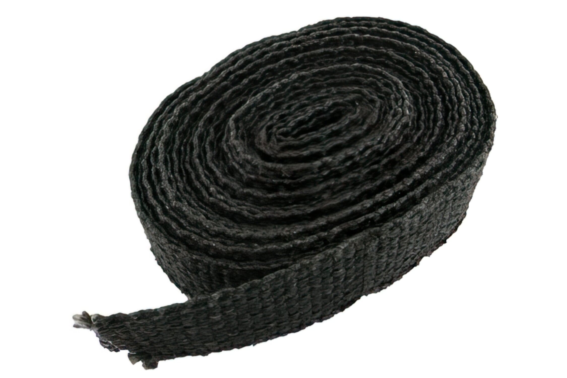 S6-9701 Nastro Termorestringente Stage6, fino 1100 °C, 3800x25 mm, nero, COD: S6-9701