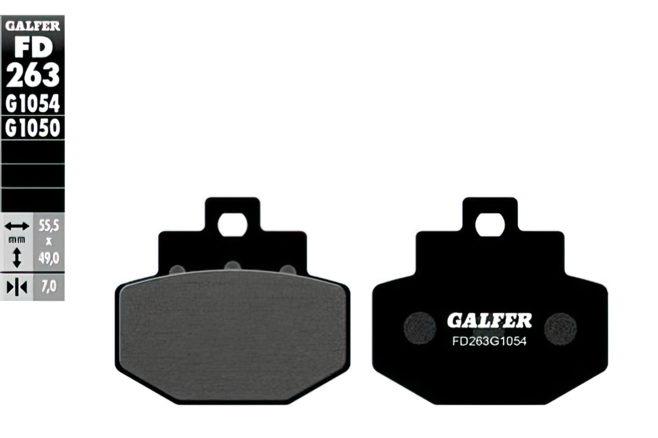 GLS3354 Pastiglie freno Galfer semi-metallico Vespa GT, COD: GLS3354