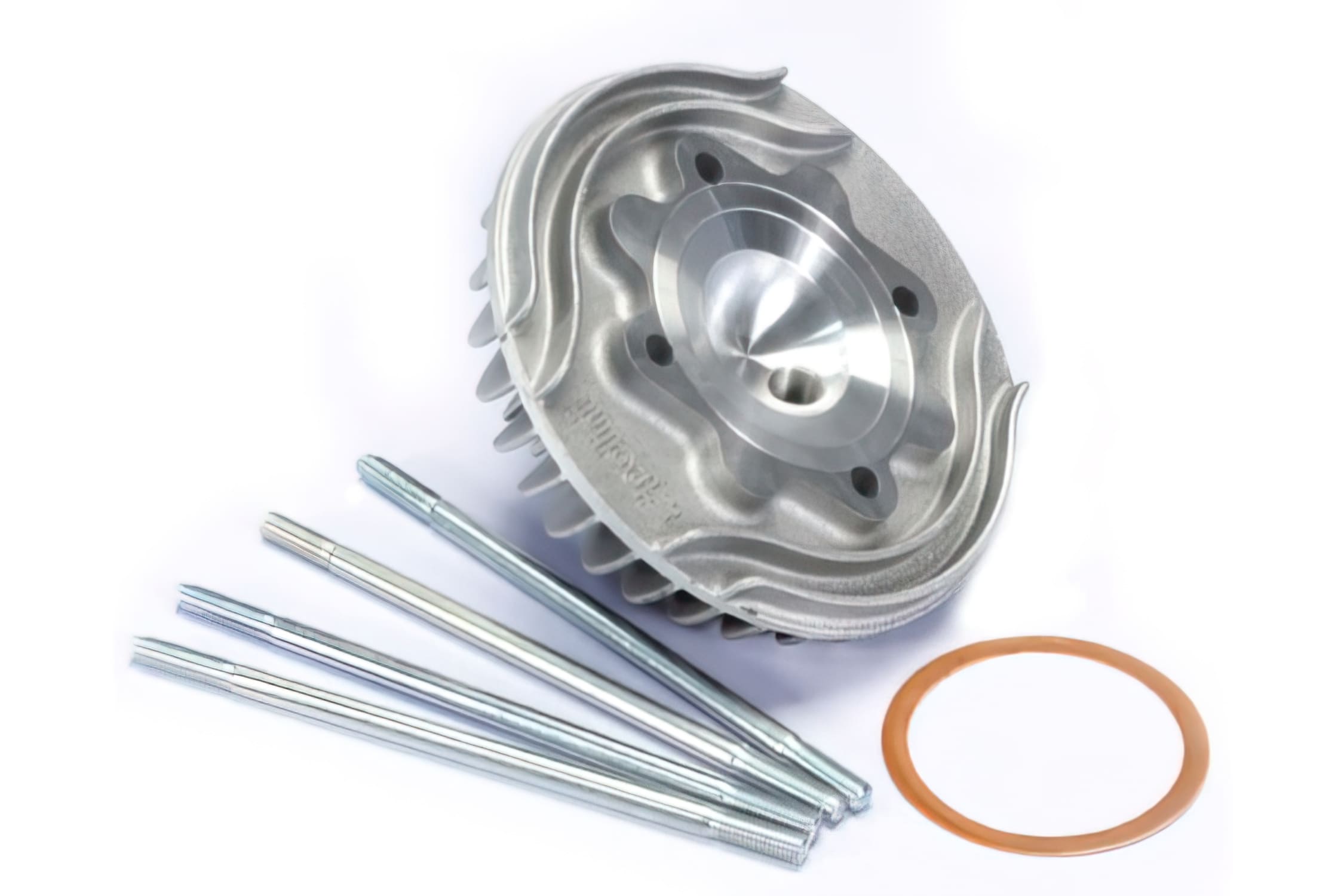 P211.0319 Testa Cilindro Polini per Gruppo Termico Racing 130cc (d=57mm) Vespa 125 Primavera