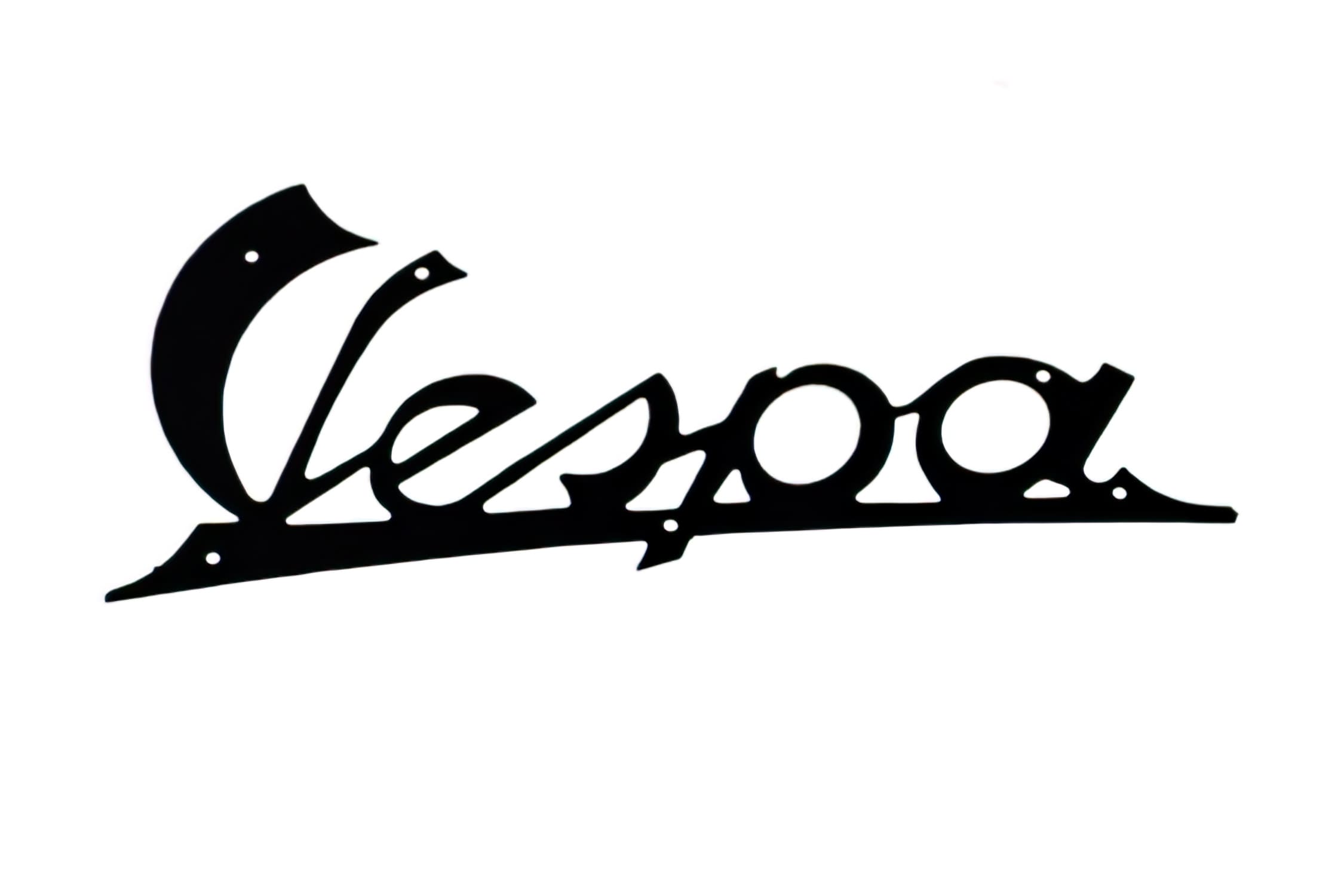 R142720930 Targhetta Vespa, blu, COD: R142720930