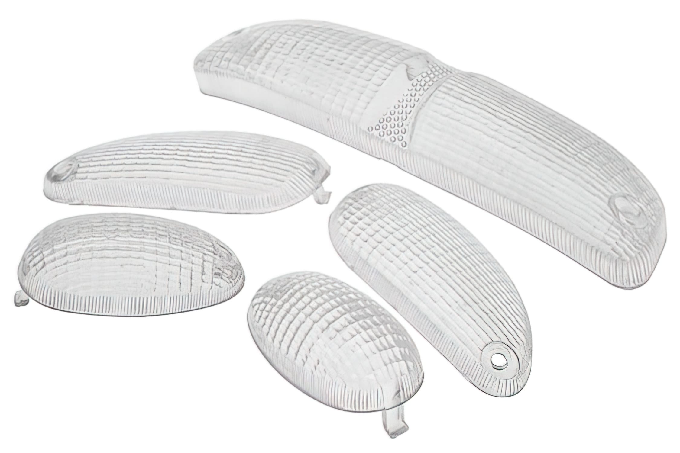 STR-620.57/WH-CE Set Vetri Frecce RL trasparente, Piaggio Typhoon / NRG fino al 2008, COD: STR-620.57/WH-CE
