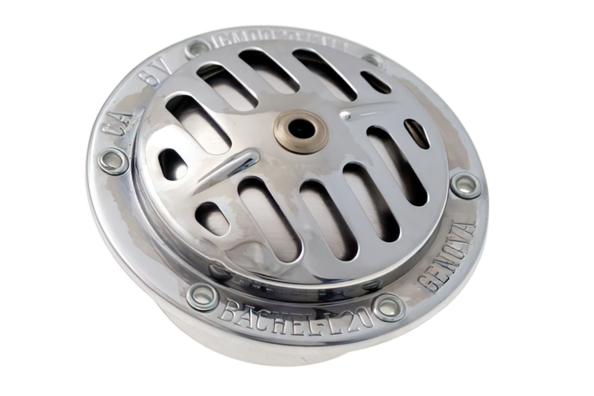 R246070200 Horn RMS D.72mm 6V AC chrome, Vespa Primavera ET3 50 - 125cc