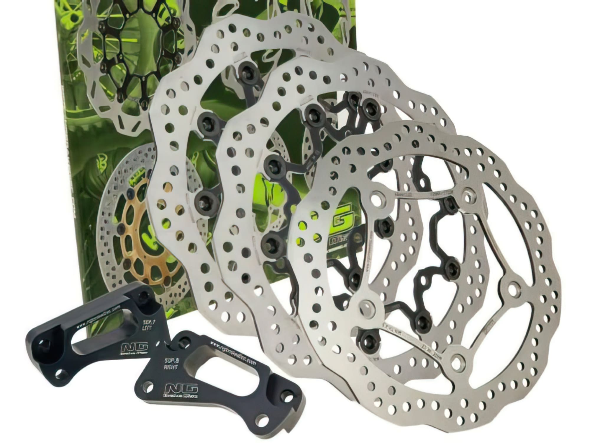 NG-350530 Oversize Brake Disc Kit 298mm front/rear NG Brake Disc for Yamaha Tmax 530cc 12-14