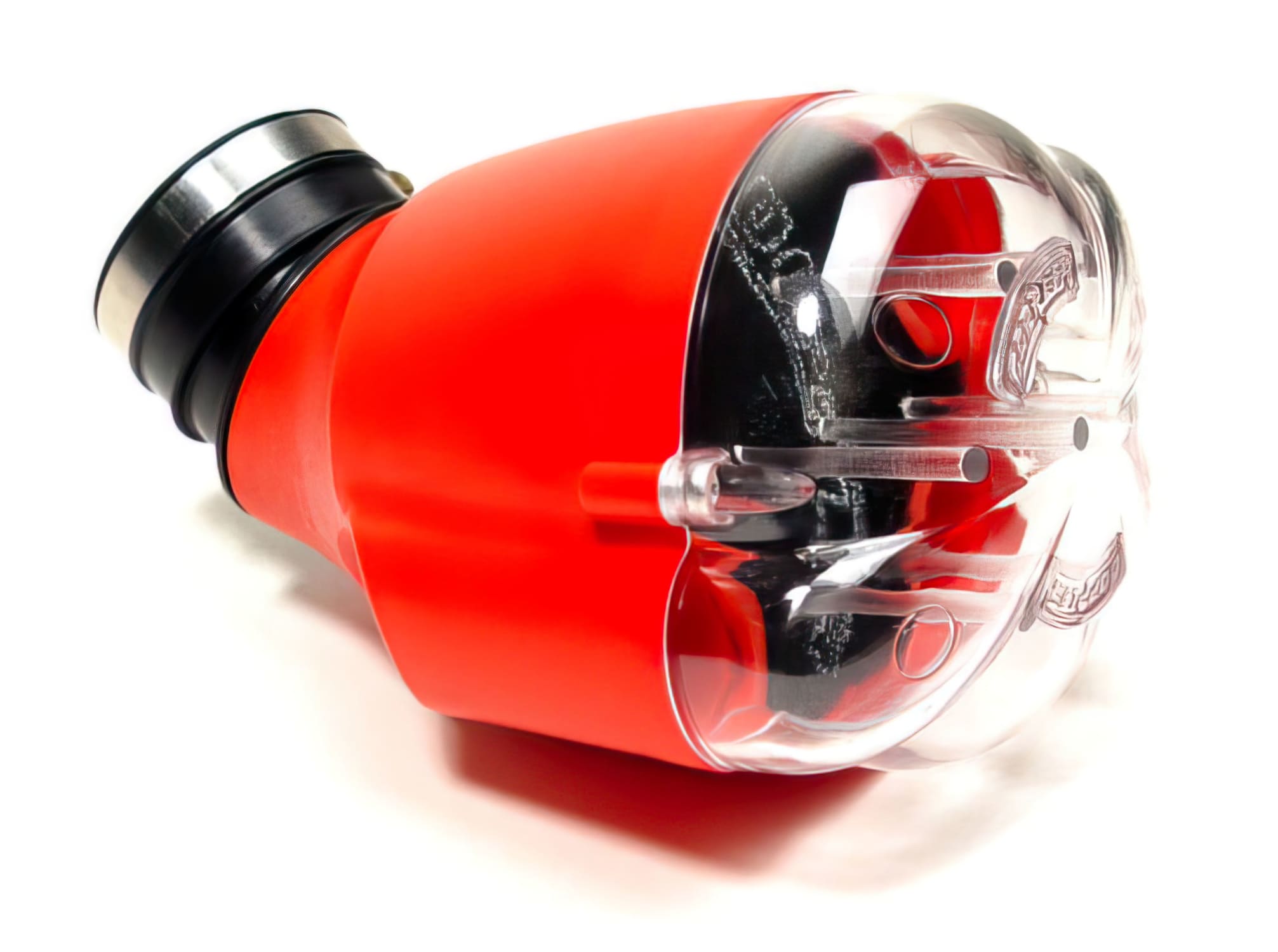 CGN458372 Filtro Aria Doppler, Venturi Air System NewStyle, rosso - Filtro nero