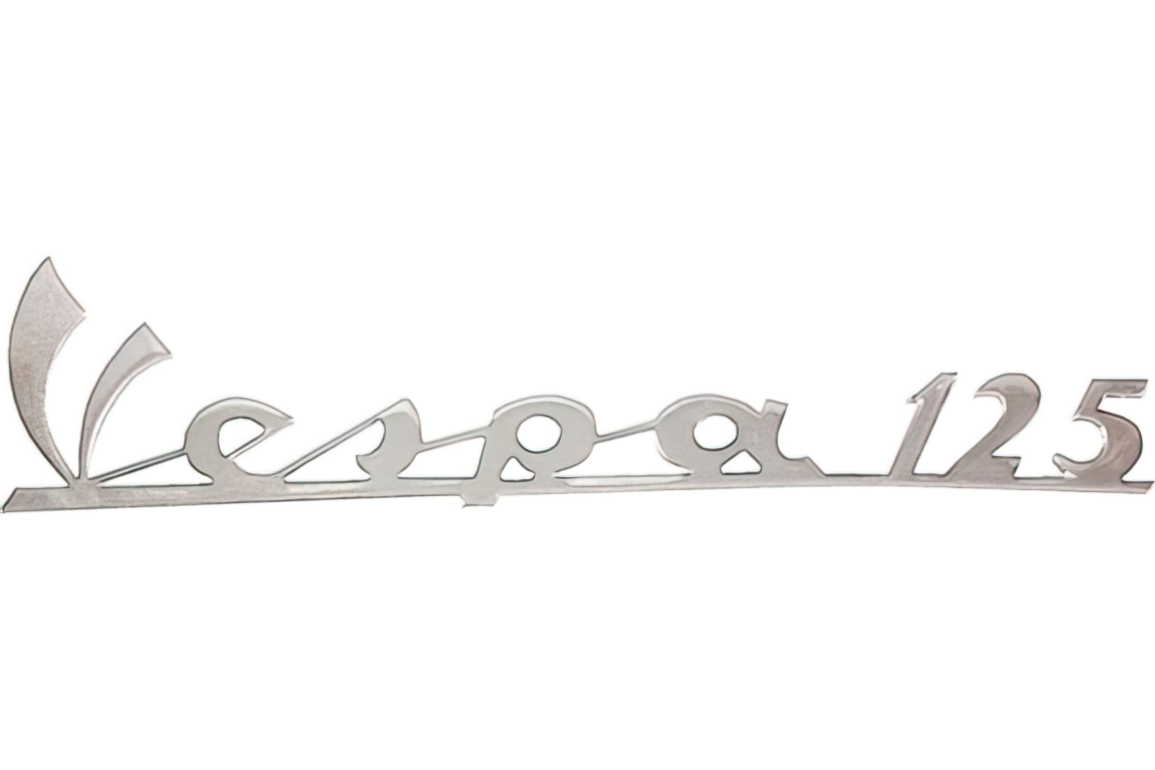 R142720250 Targhetta Vespa 150cc cromato, COD: R142720250