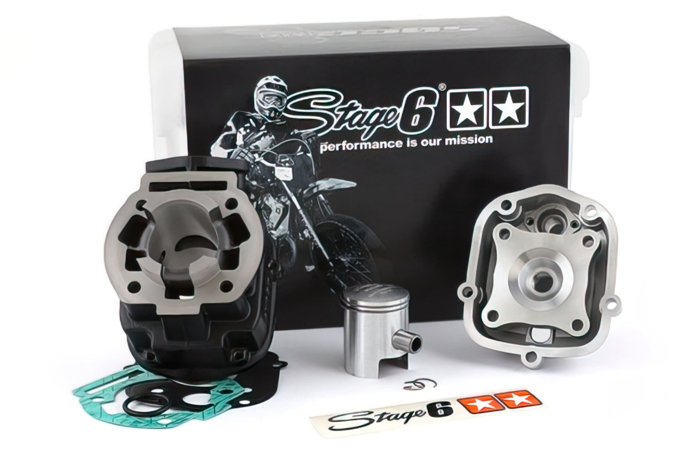 s6-7119301 gruppo termico stage6 50cc streetrace ghisa grigia derbi euro3 (d50b0) stage6 rt, COD: S6-7119301