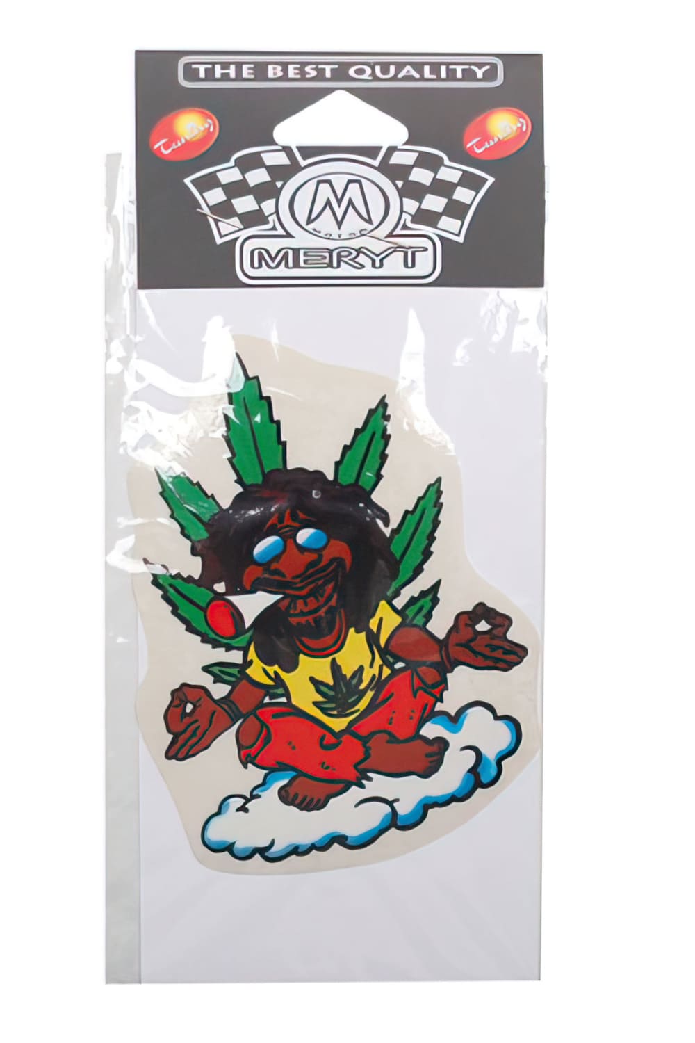 STICK-1318 Adesivo Meryt bob on a cloud (9,5x12,5 cm)